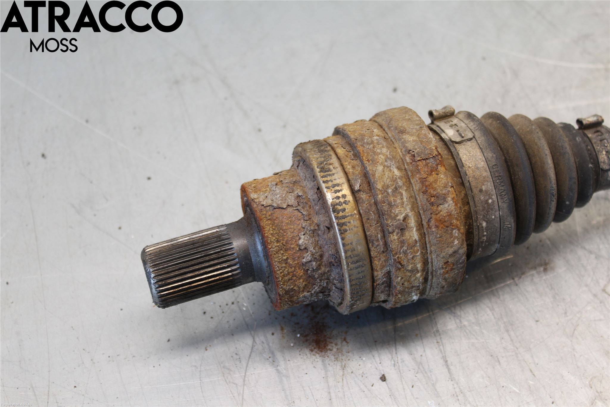 Volvo XC70 08-13 Drivaksel Bak Kompl Venstre