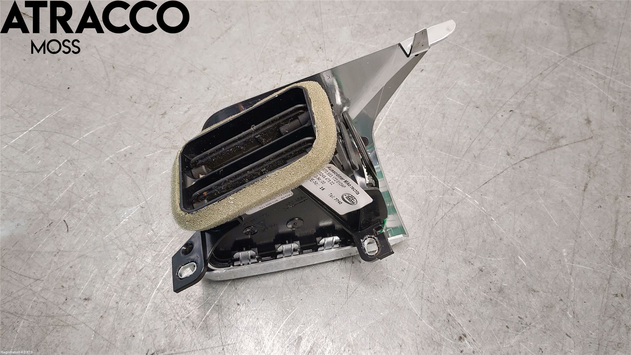 Porsche PANAMERA 09- Dashbord Kanal - Dyse