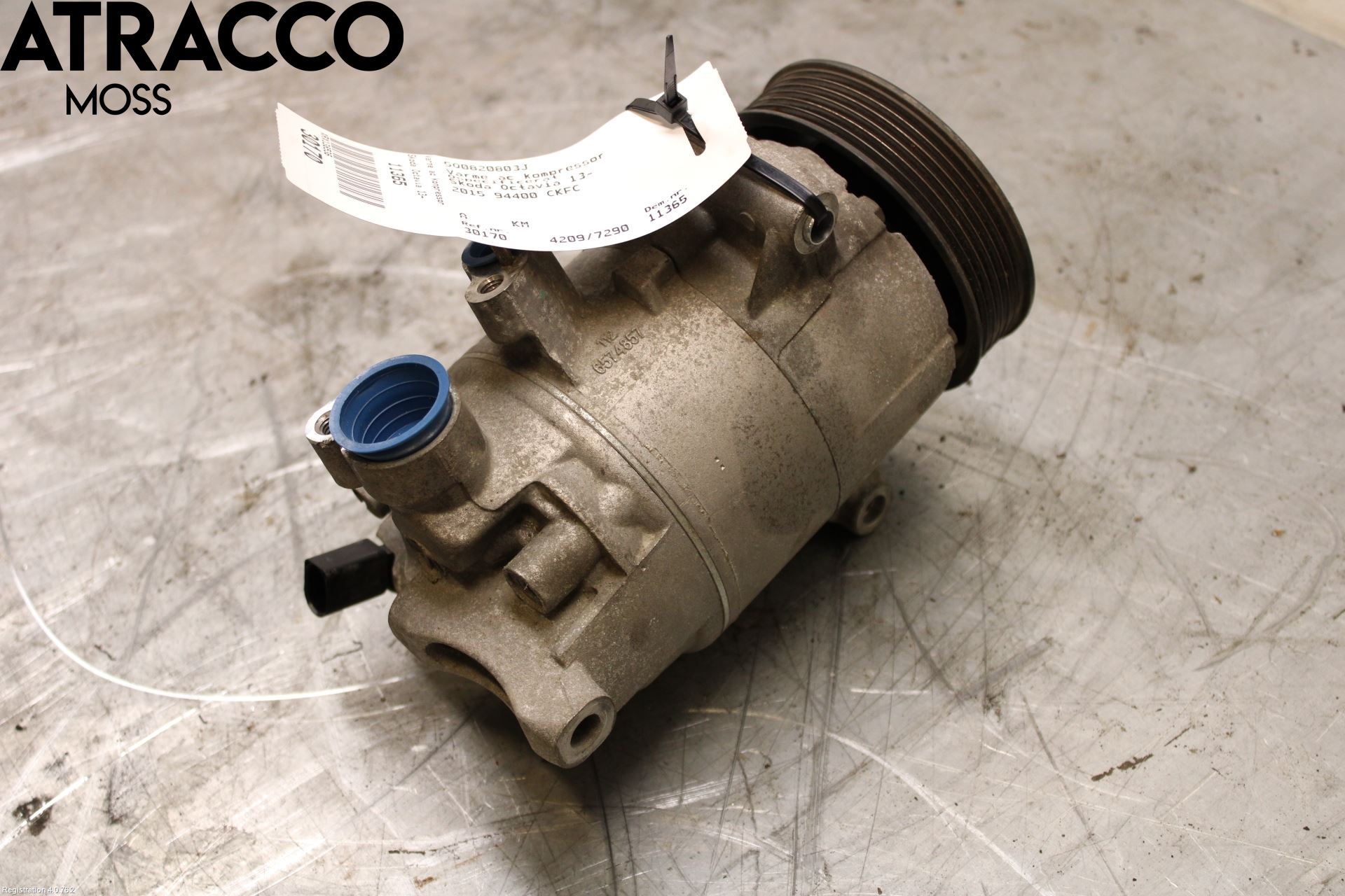 Skoda OCTAVIA (5E) 13-20 Varme Ac Kompressor