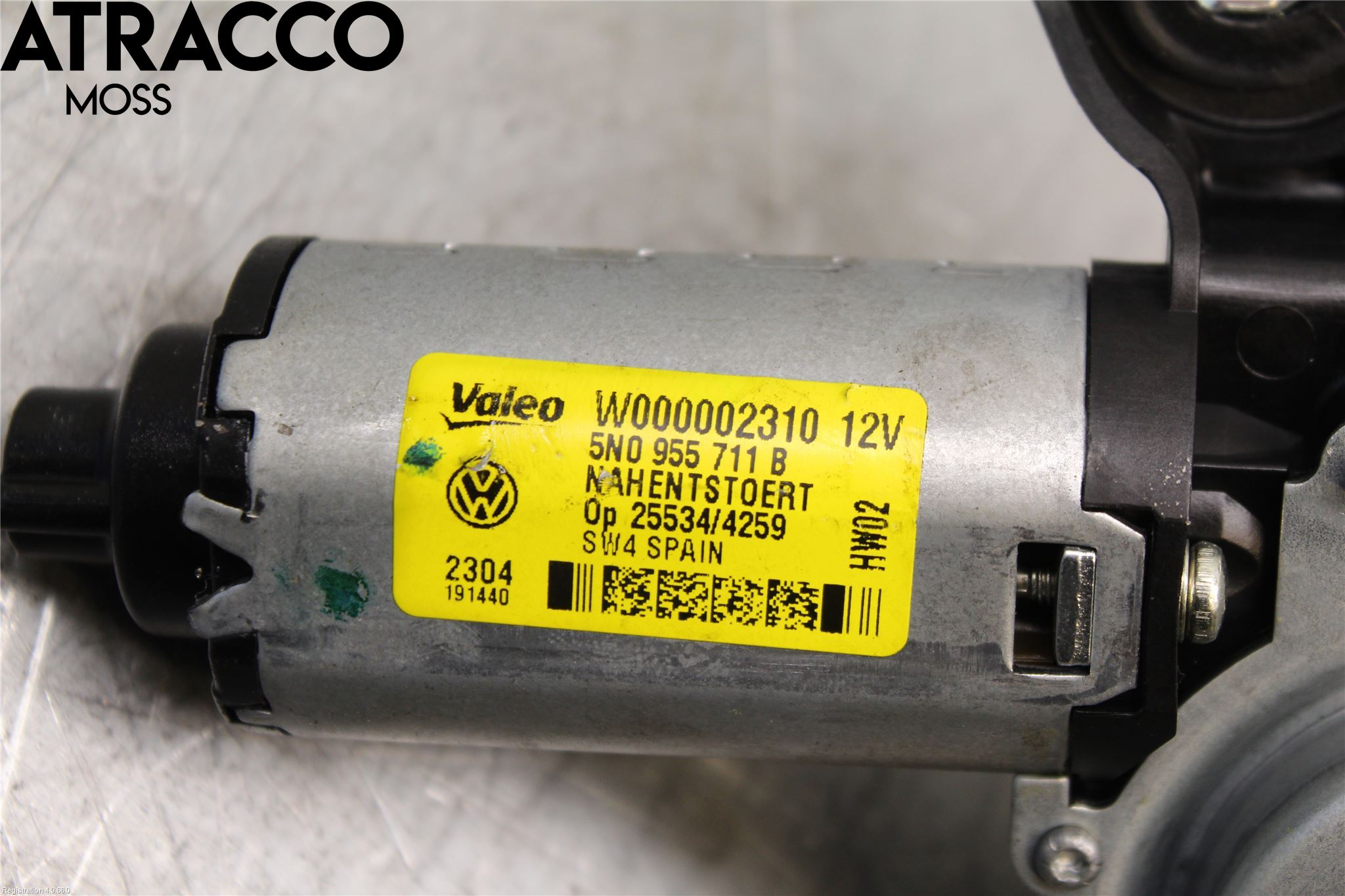 Volkswagen VW TIGUAN 07-16 Viskermotor Bakluke