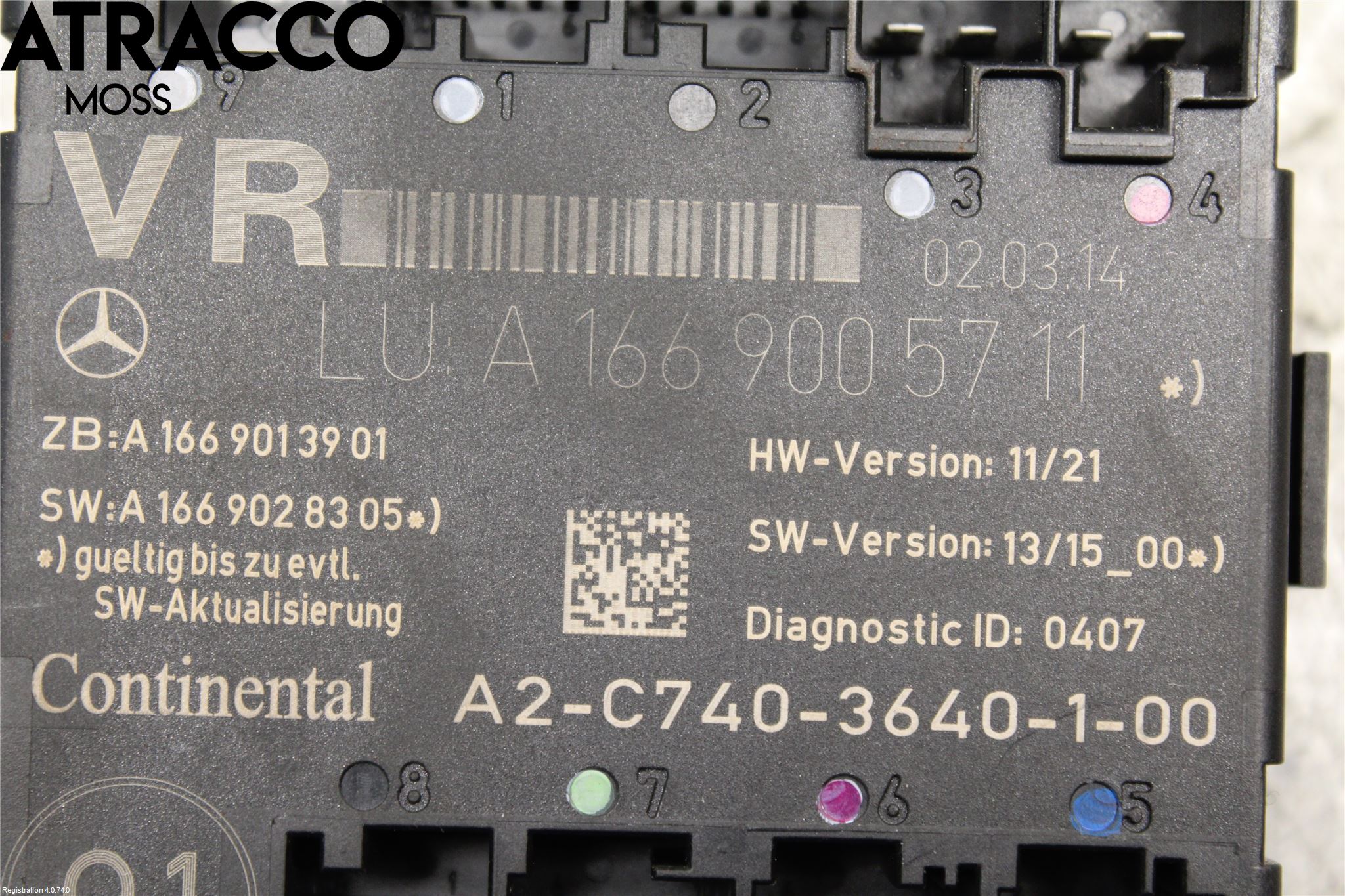 Mercedes-Benz MB A-KLASS (W176) 13-18 Styreenhet Dør