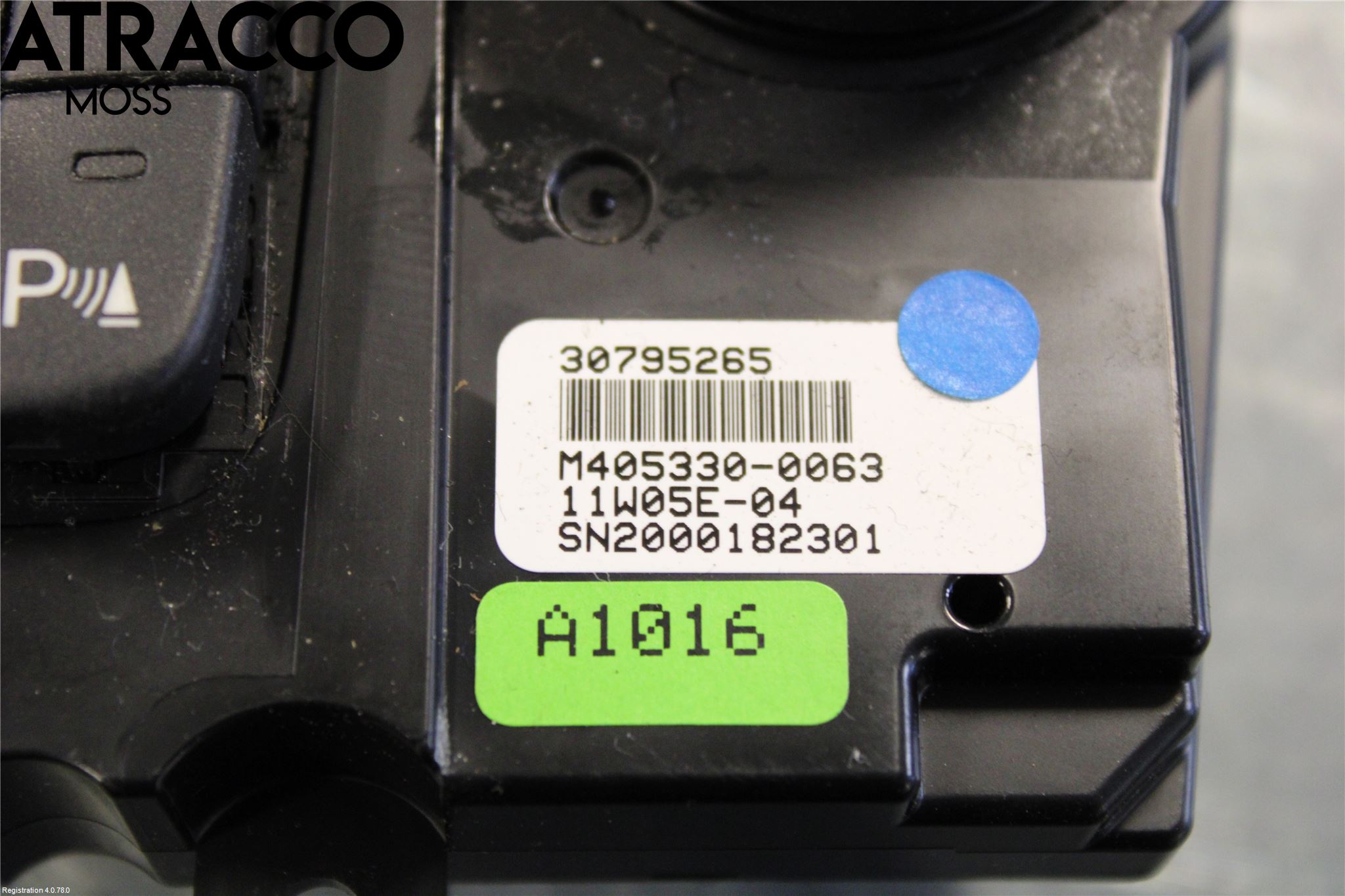 Volvo V60 11-13 Varme Ac Betjening-Display