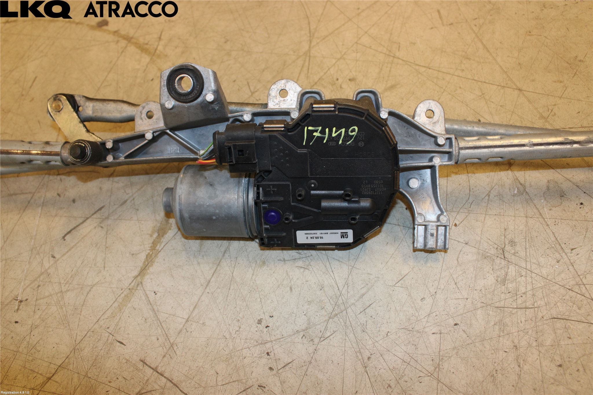 Opel ASTRA J 10-15 Viskermotor Frontrute