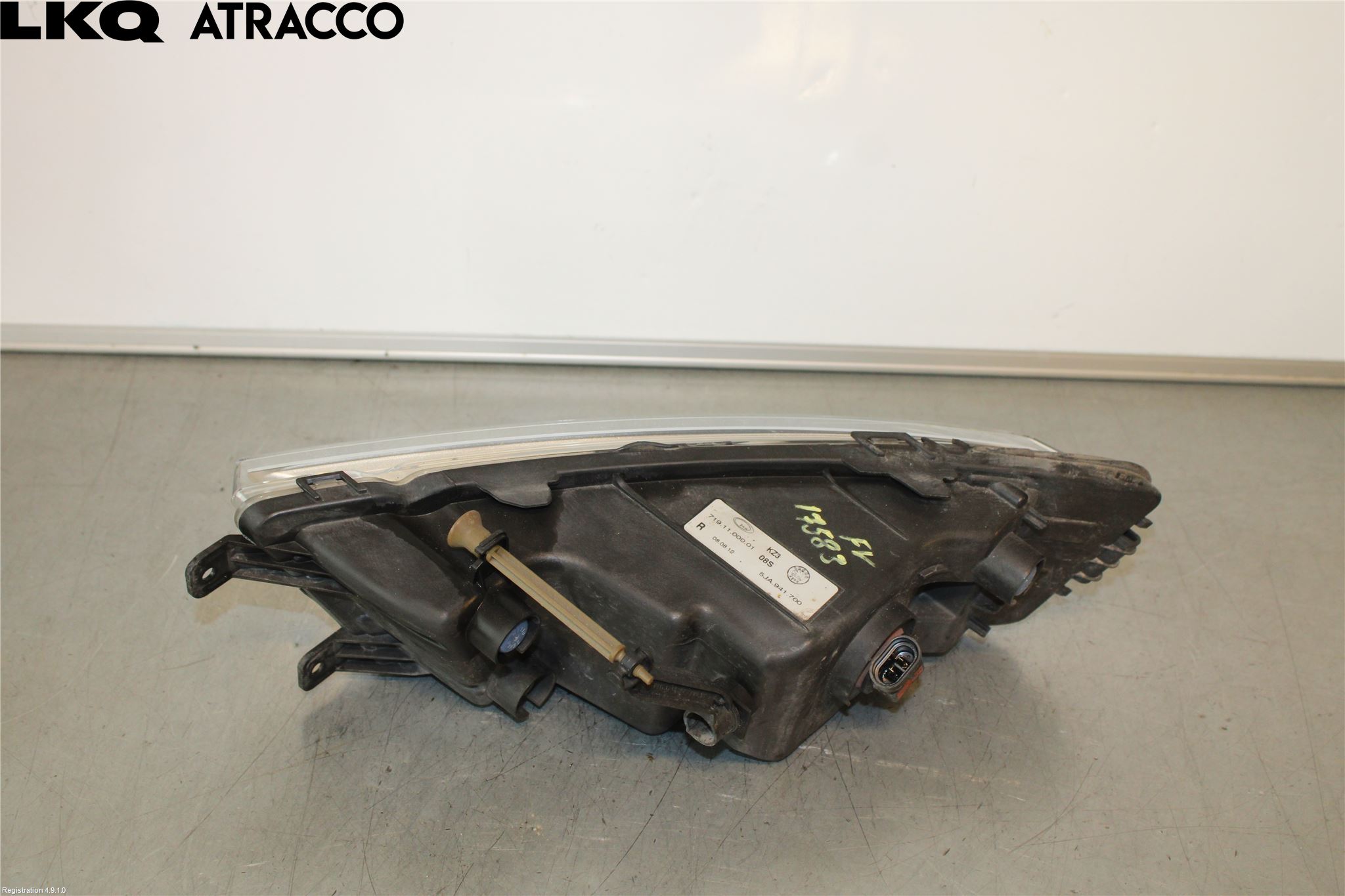 Skoda RAPID Frontlykt-Kurve-Tåkelys