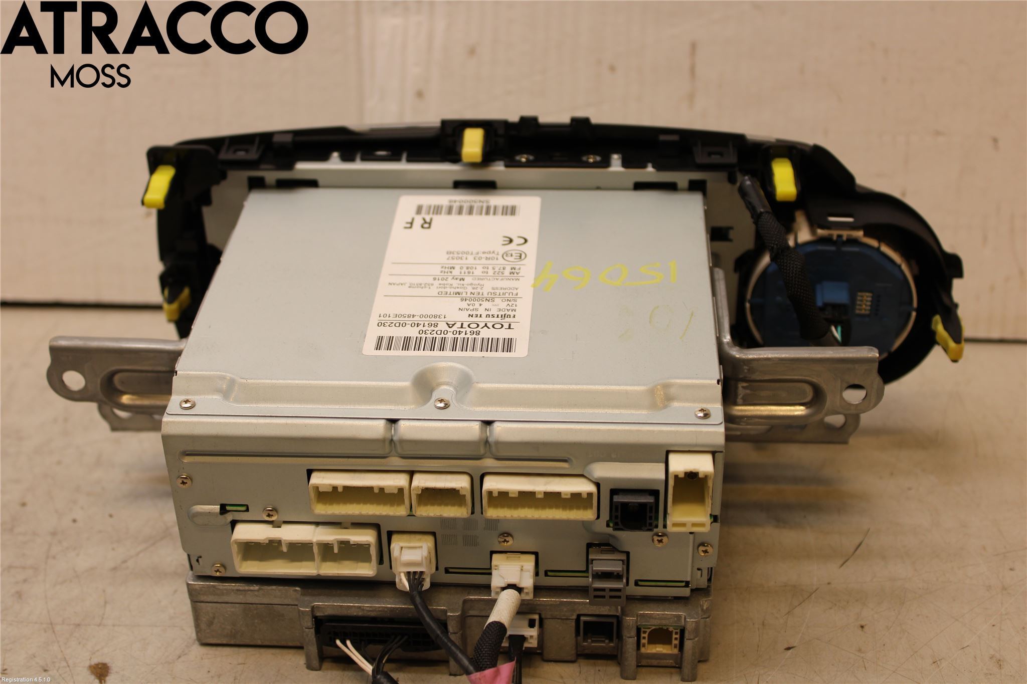 Toyota YARIS XP130 15-20 Stereo Radio Med Cd