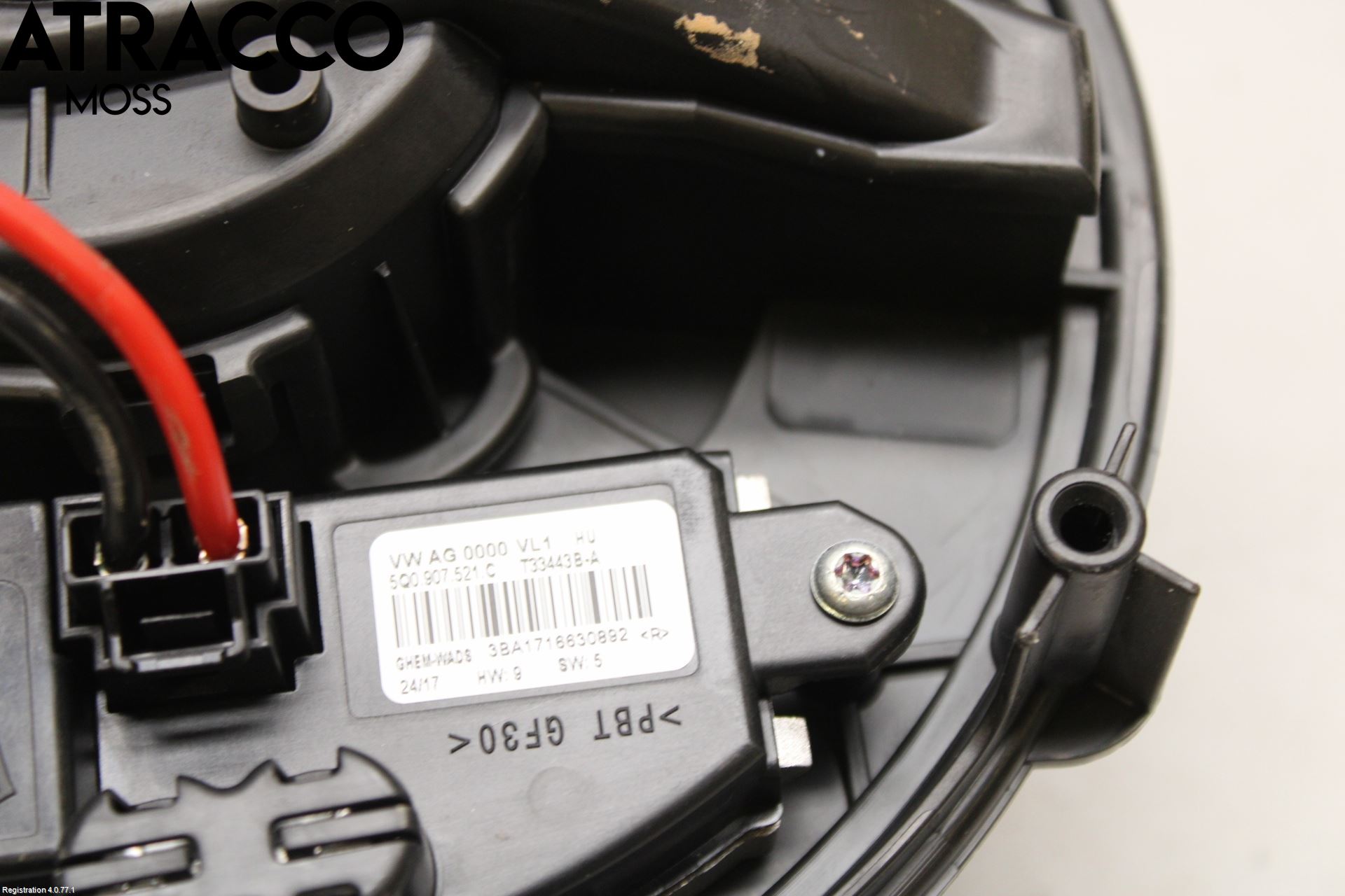 Volkswagen VW GOLF / E-GOLF VII 13-20 Varme Ac Varmeapparatvifte