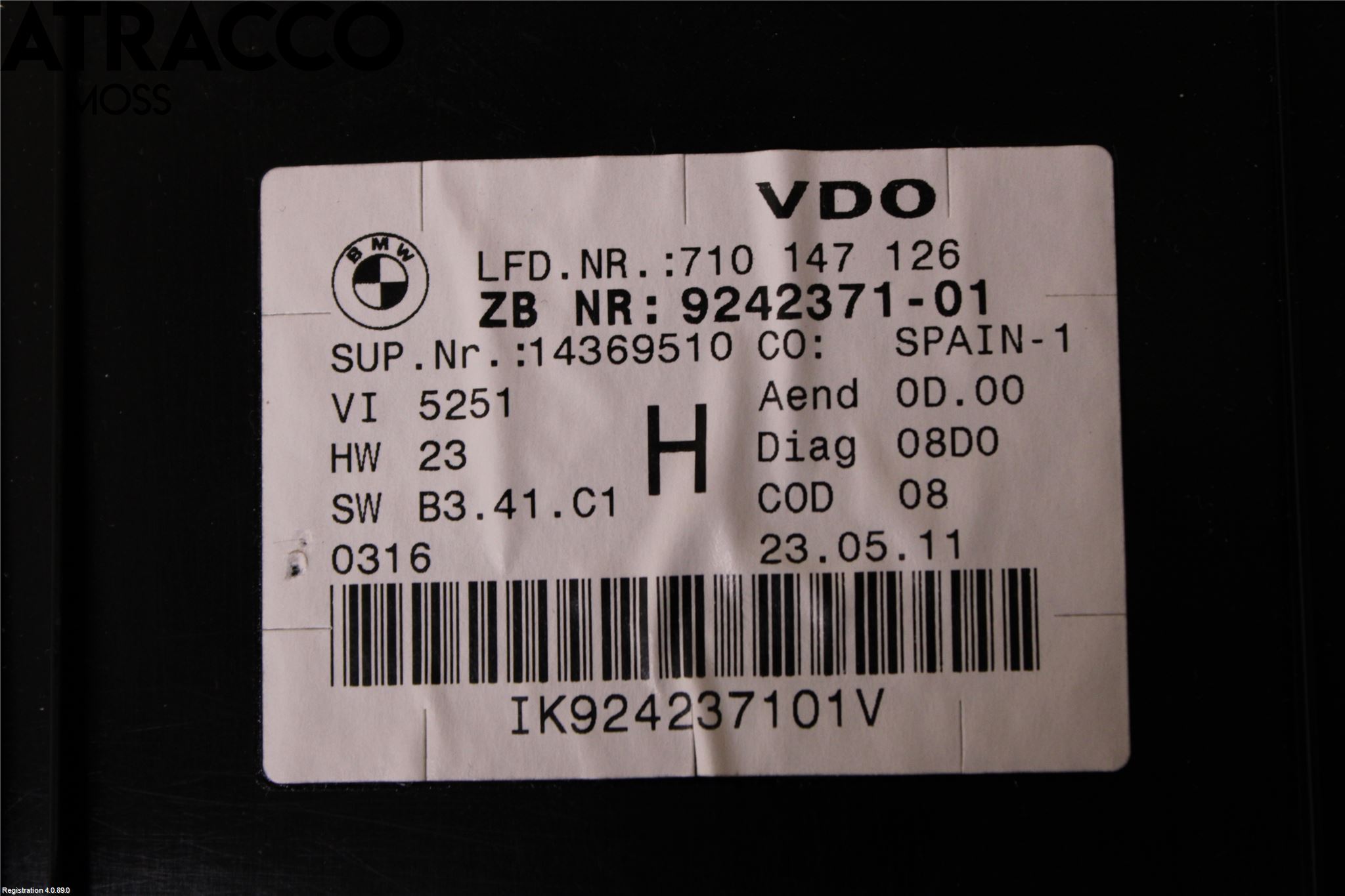 BMW X1 E84 10-15 Instr Kombinert