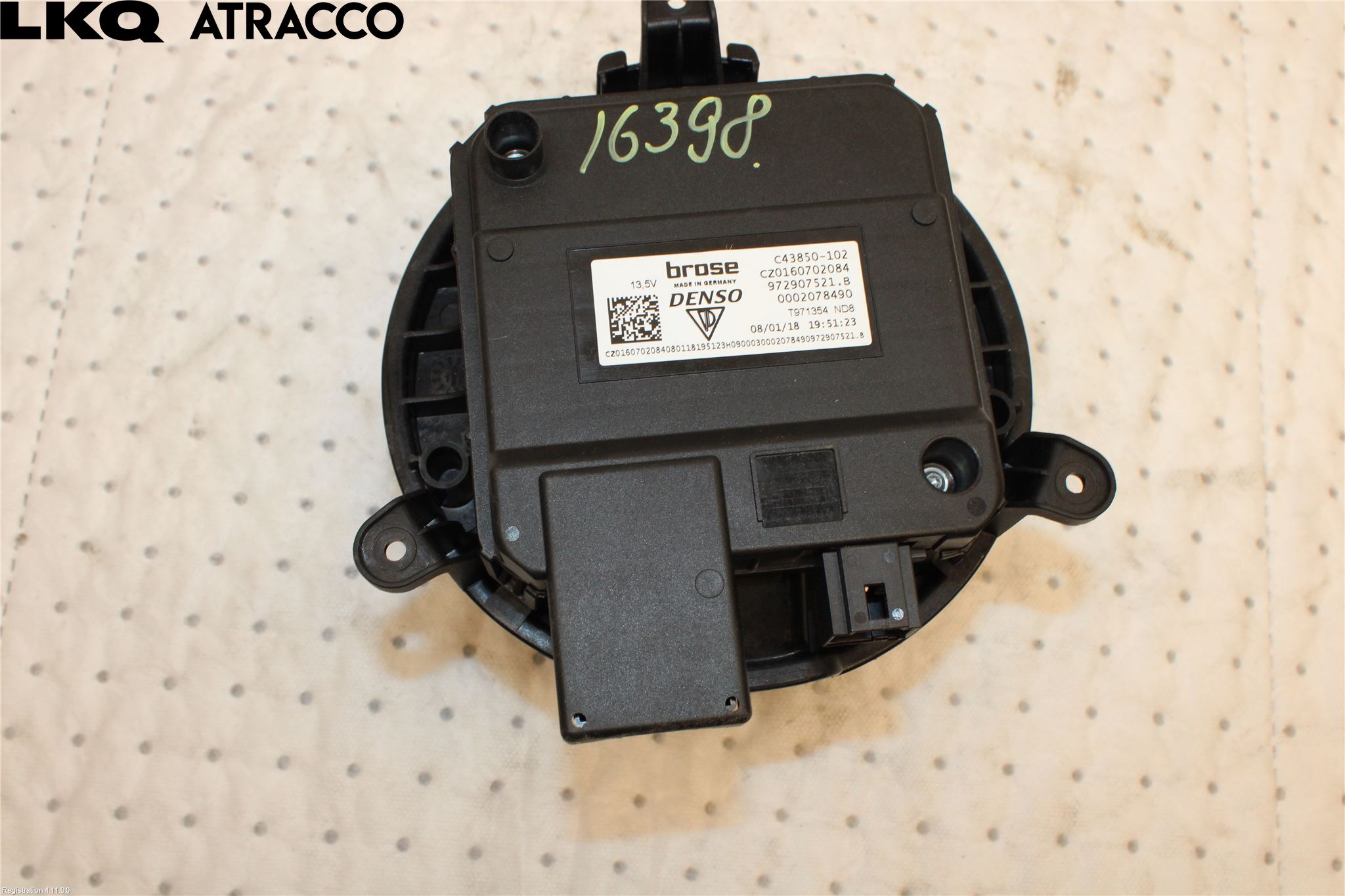 Porsche PANAMERA 09- Varmeapparat Viftemotor