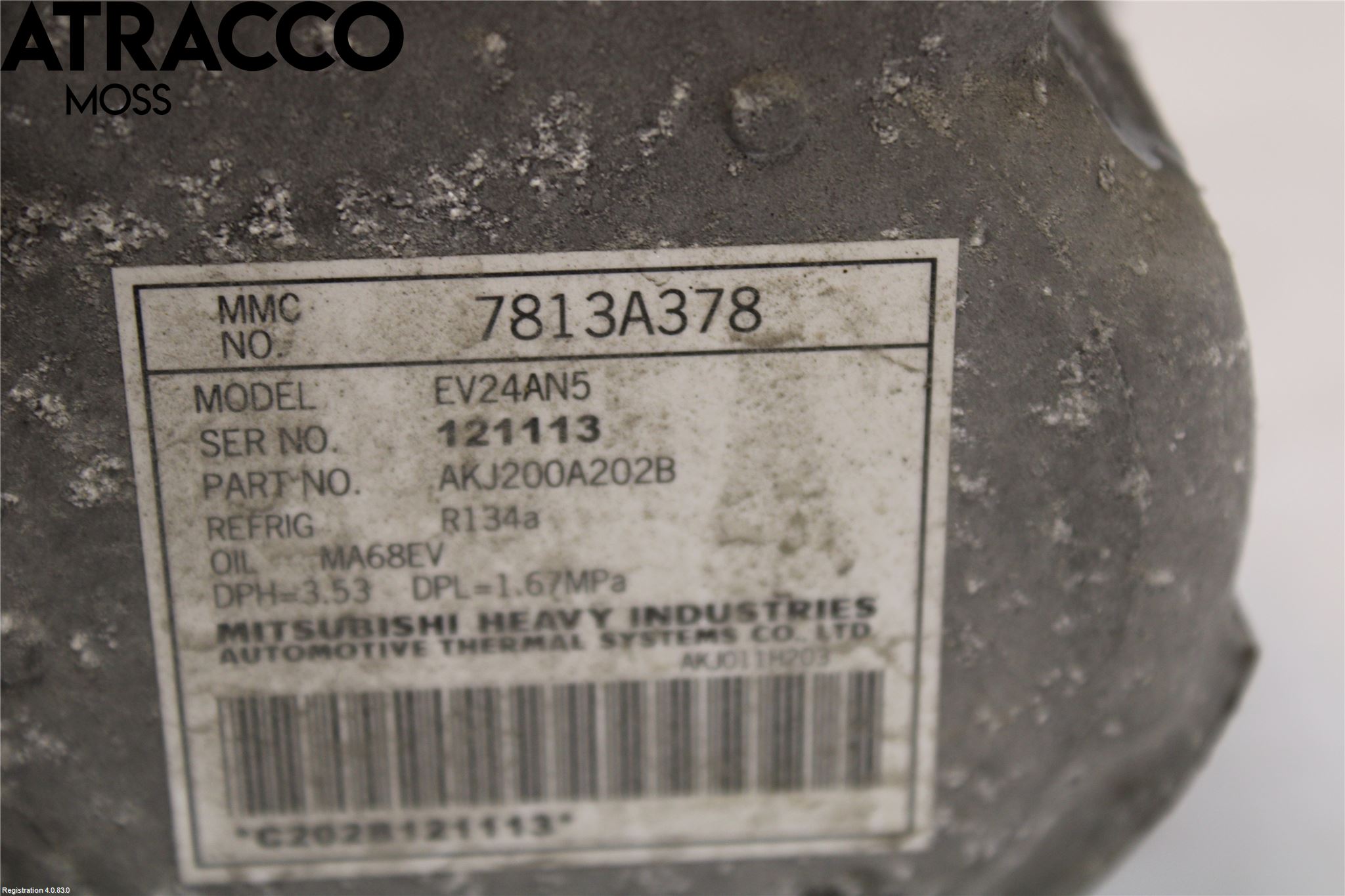 Mitsubishi OUTLANDER 13-21 Varme Ac Kompressor