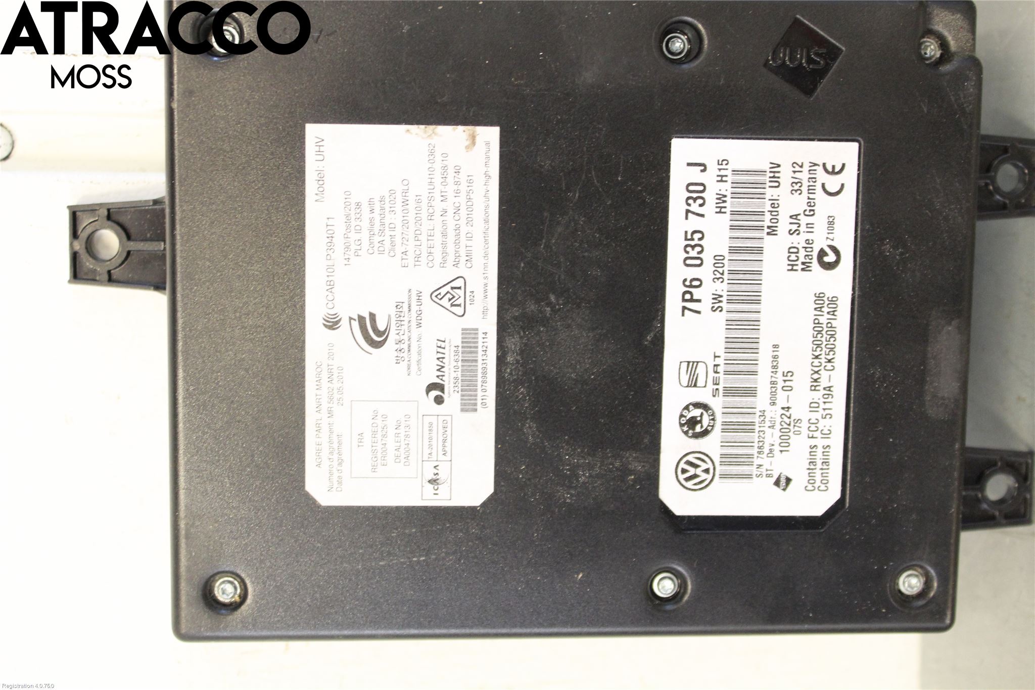 Volkswagen VW GOLF VI 09-13 Styreenhet Tale