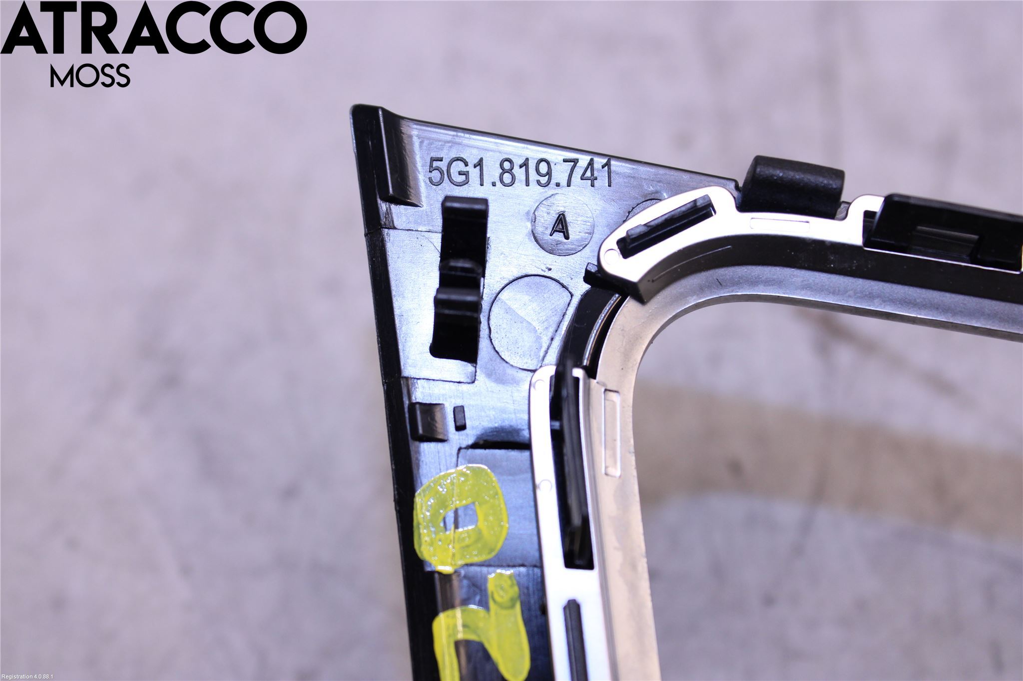 Volkswagen VW GOLF / E-GOLF VII 13-20 Innr Dekor Instrbord