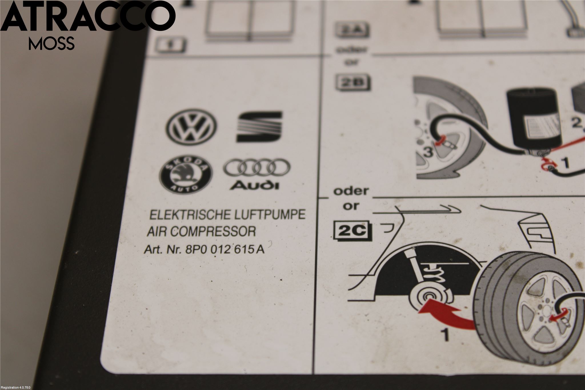 Audi A3/S3 8V 13-20 Kompressor Dekk