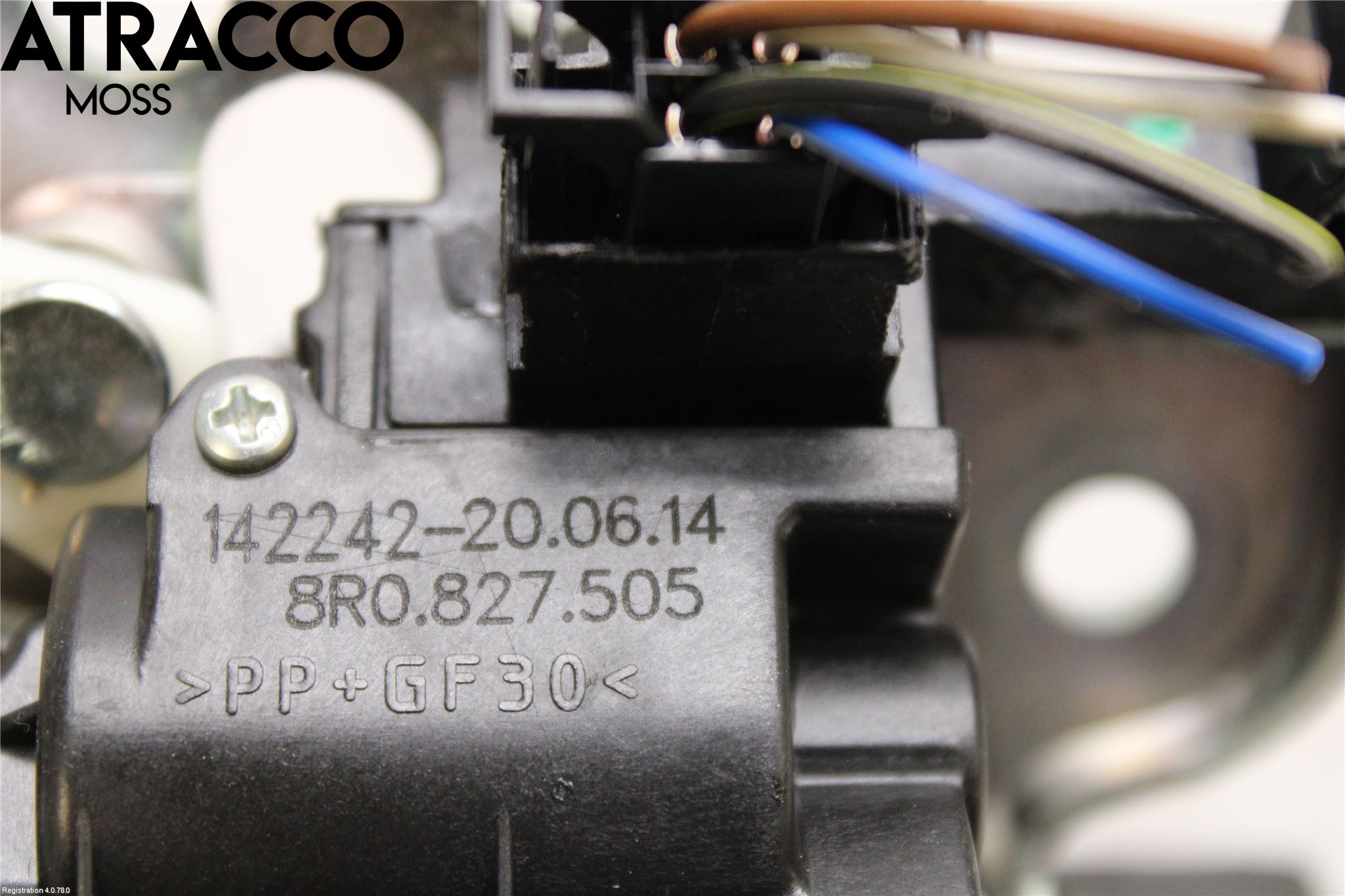 Audi A3/S3 8V 13-20 Bakluke-Lokk Låsekasse