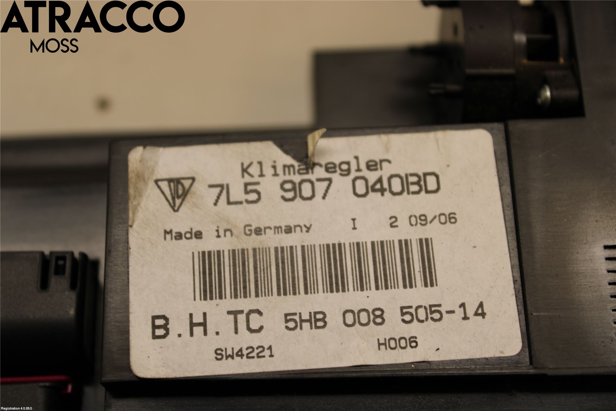 Porsche CAYENNE 03- Varme Ac Betjening-Display