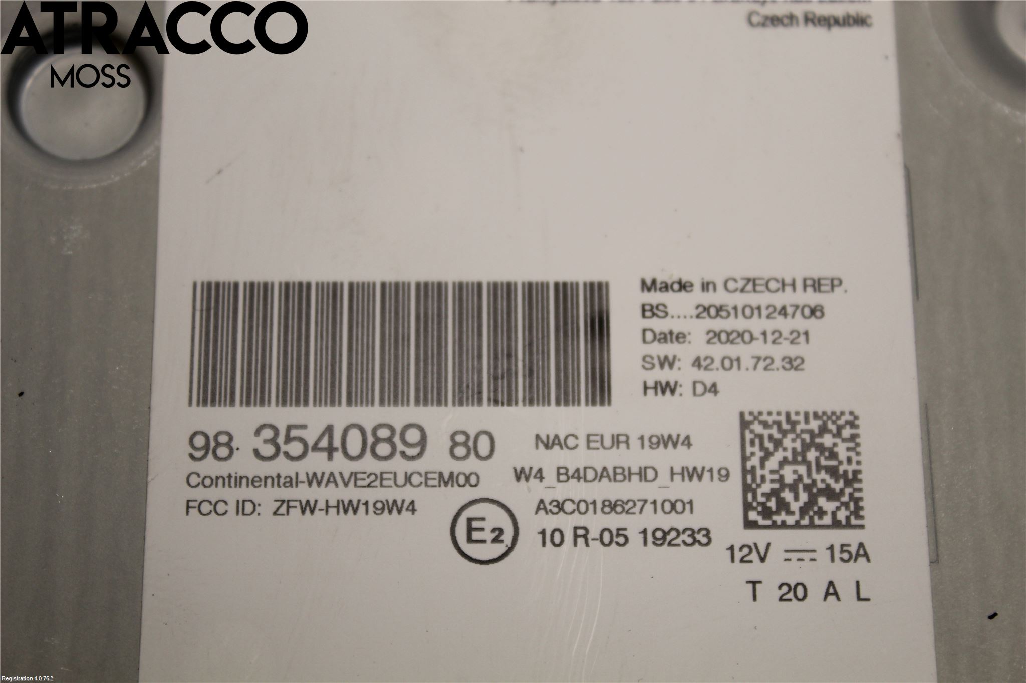 Peugeot 2008/E-2008 20- Stereo Radio Øvrig