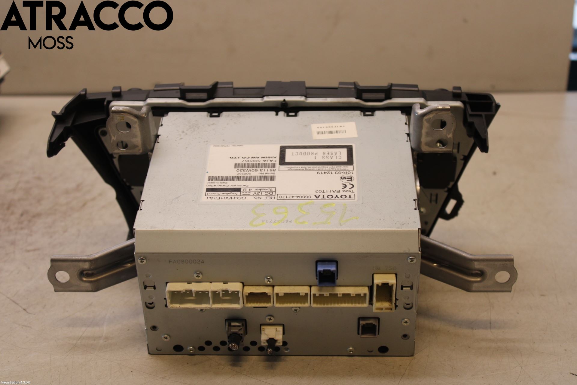 Toyota PRIUS+ ZVW40 12-20 Stereo Radio