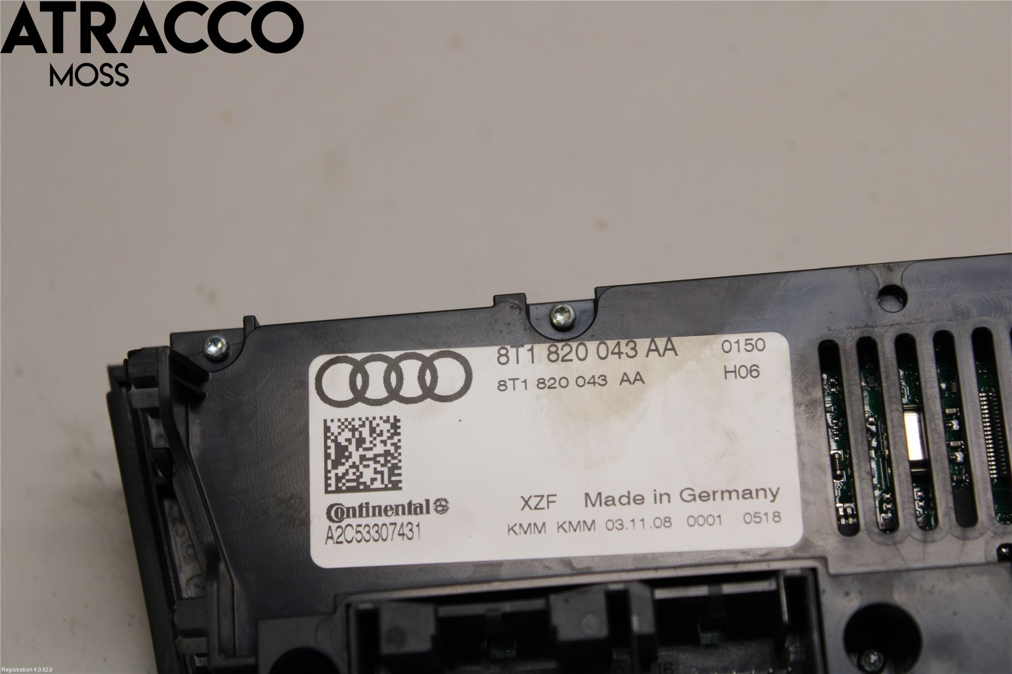 Audi Q5 09-16 Varme Ac Betjening-Display