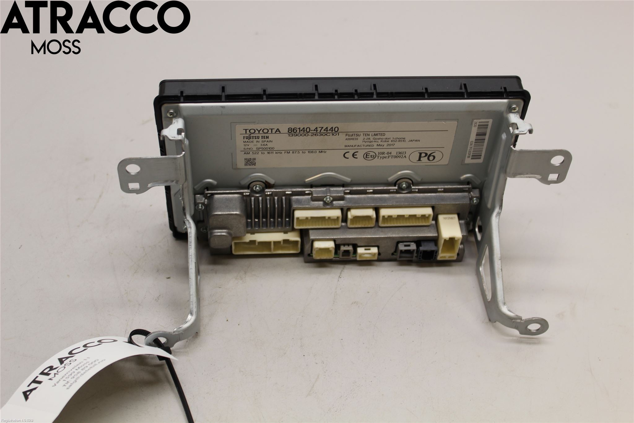 Toyota PRIUS (ZVW50) 16-21 Multifunktionsdisplay