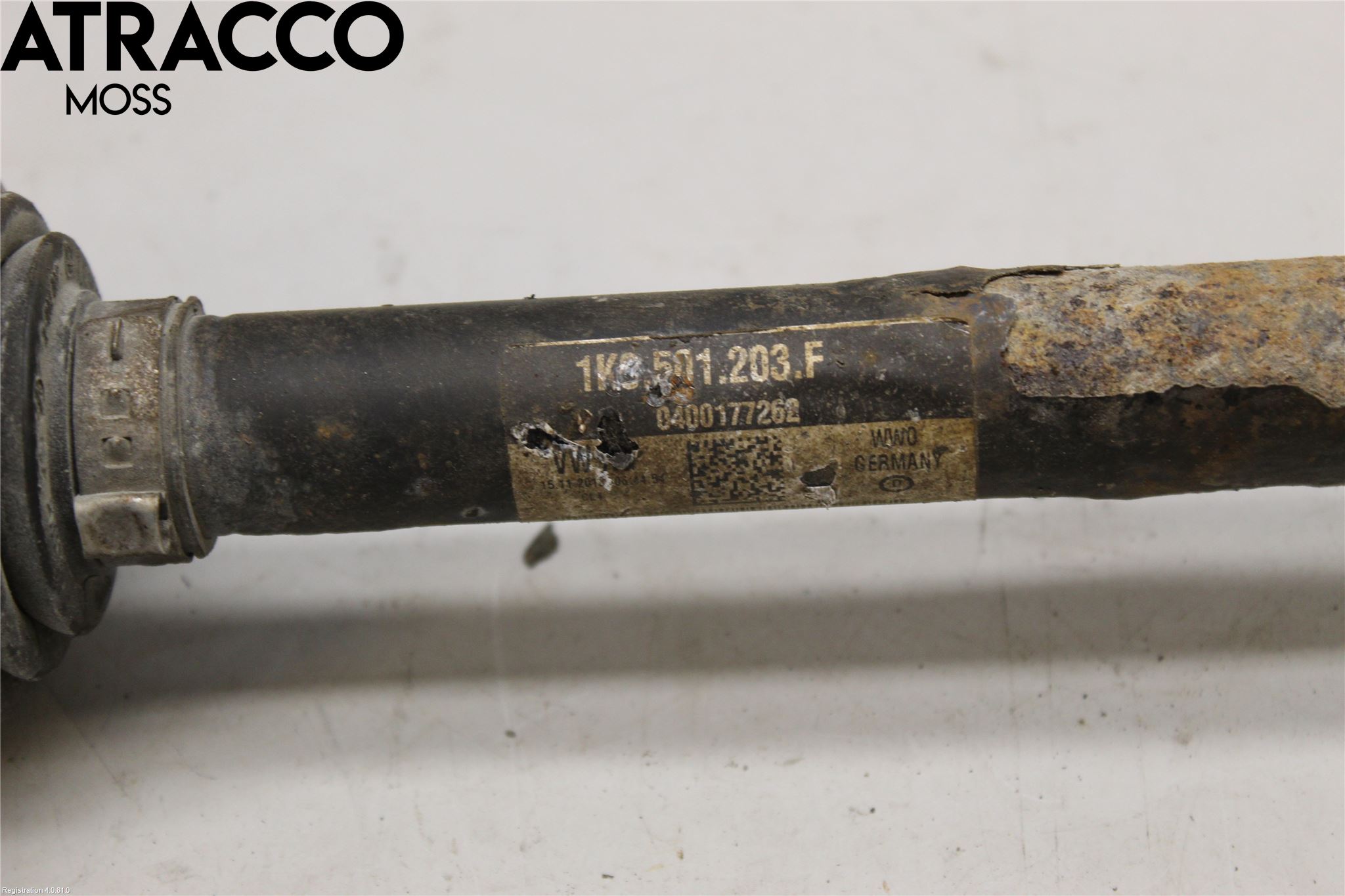 Volkswagen VW PASSAT CC 08-16 Drivaksel Bak Kompl Venstre