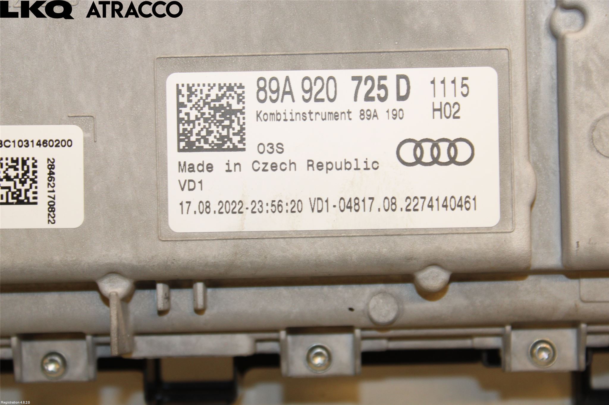 Audi Q4 E-TRON FZ 22- Instr Kombinert