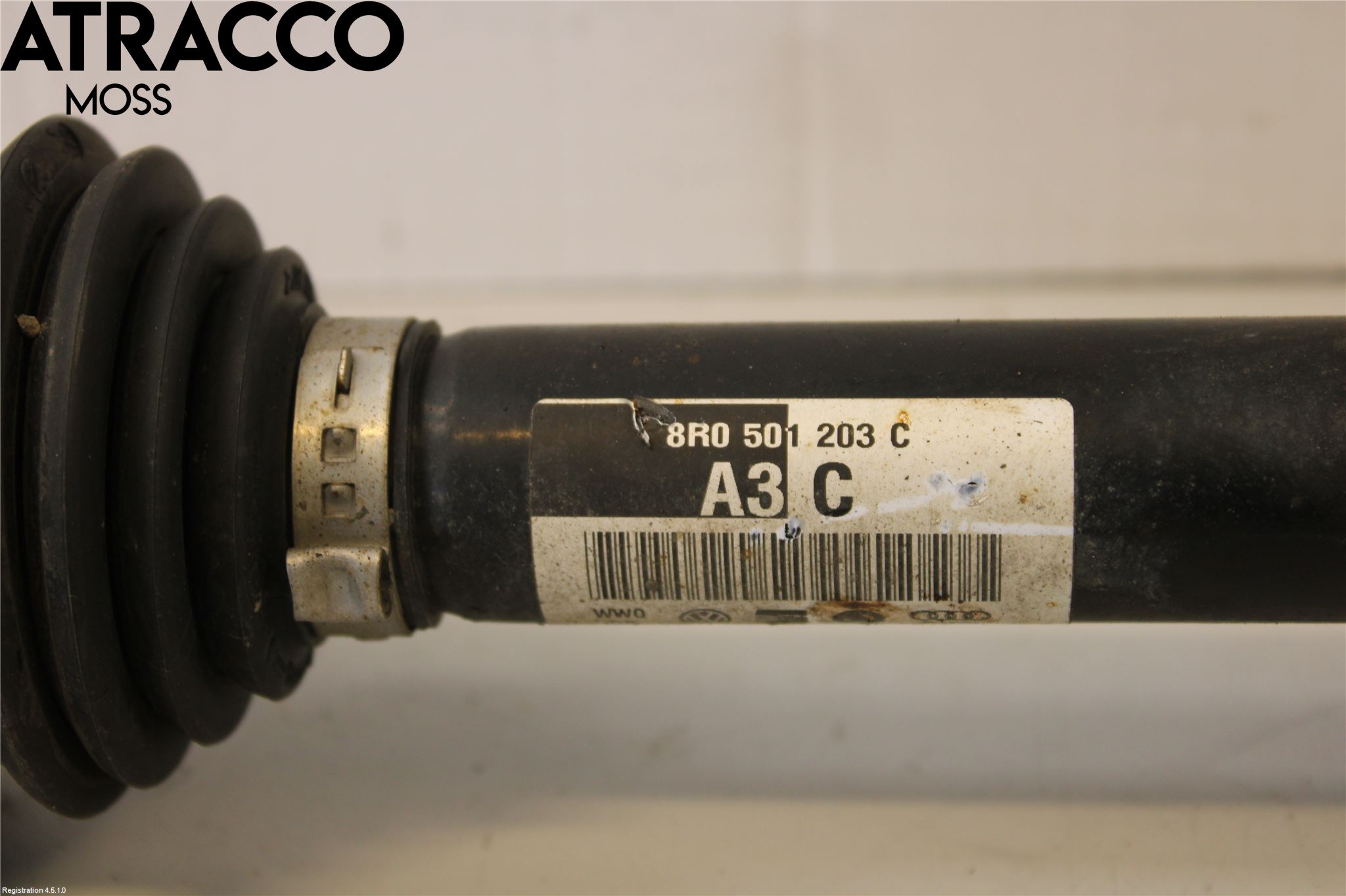 Audi Q5 09-16 Drivaksel Bak Kompl Høyre