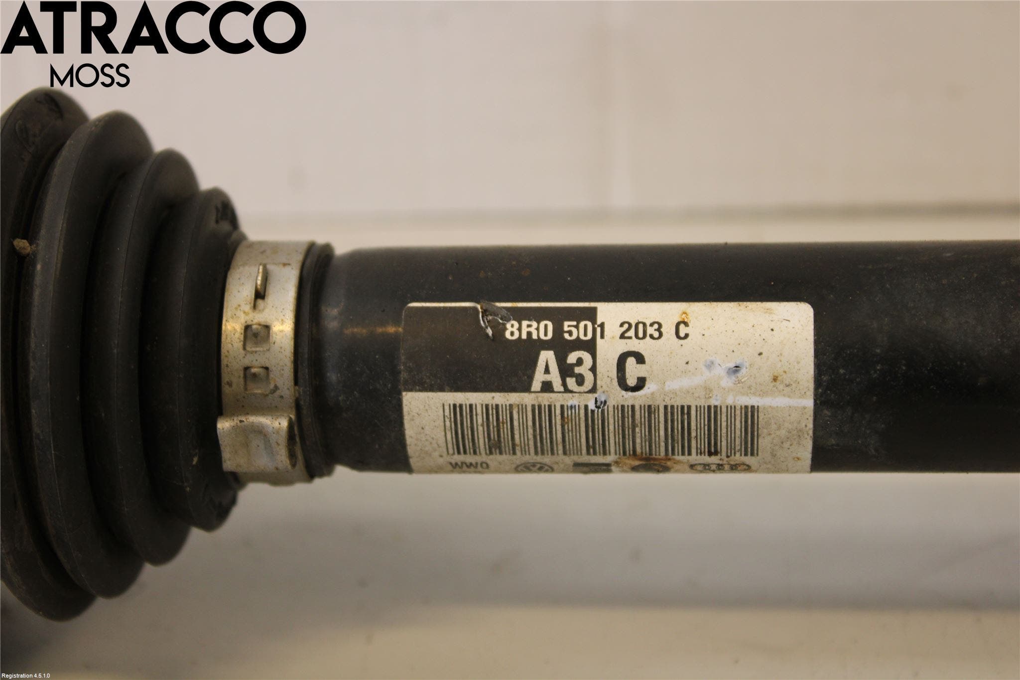 Audi Q5 09-16 Drivaksel Bak Kompl Høyre