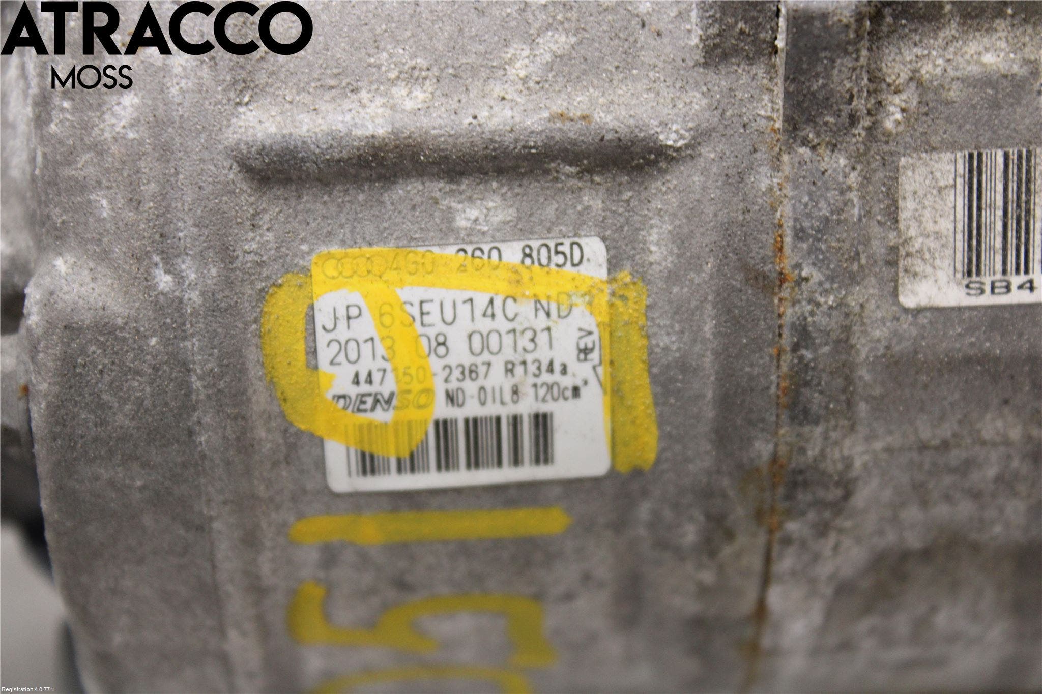 Audi A6/S6 4G 11-18 Varme Ac Kompressor