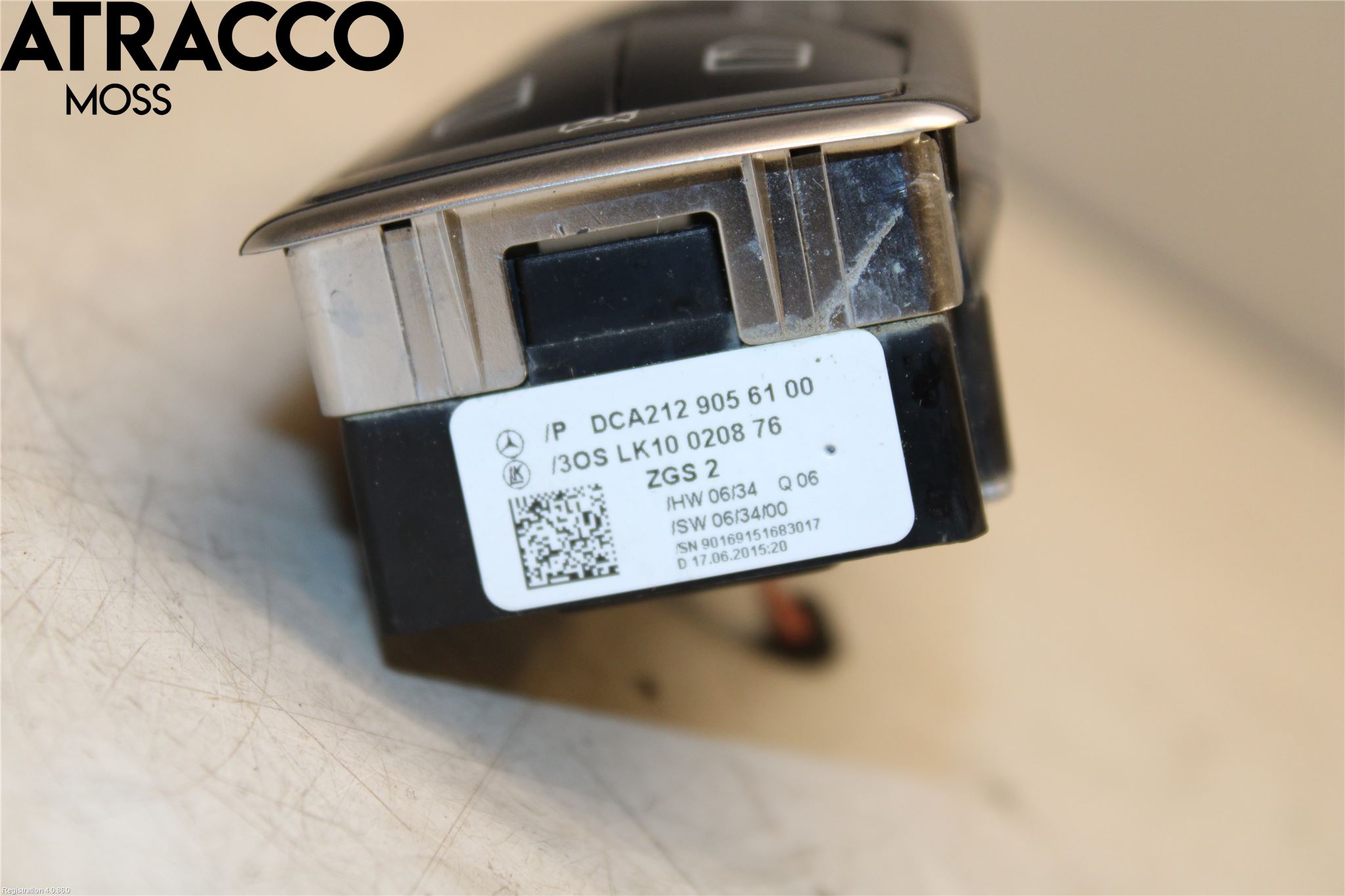 Mercedes-Benz MB E-KLASS (W212) 09-16 Bryter Vindusheis