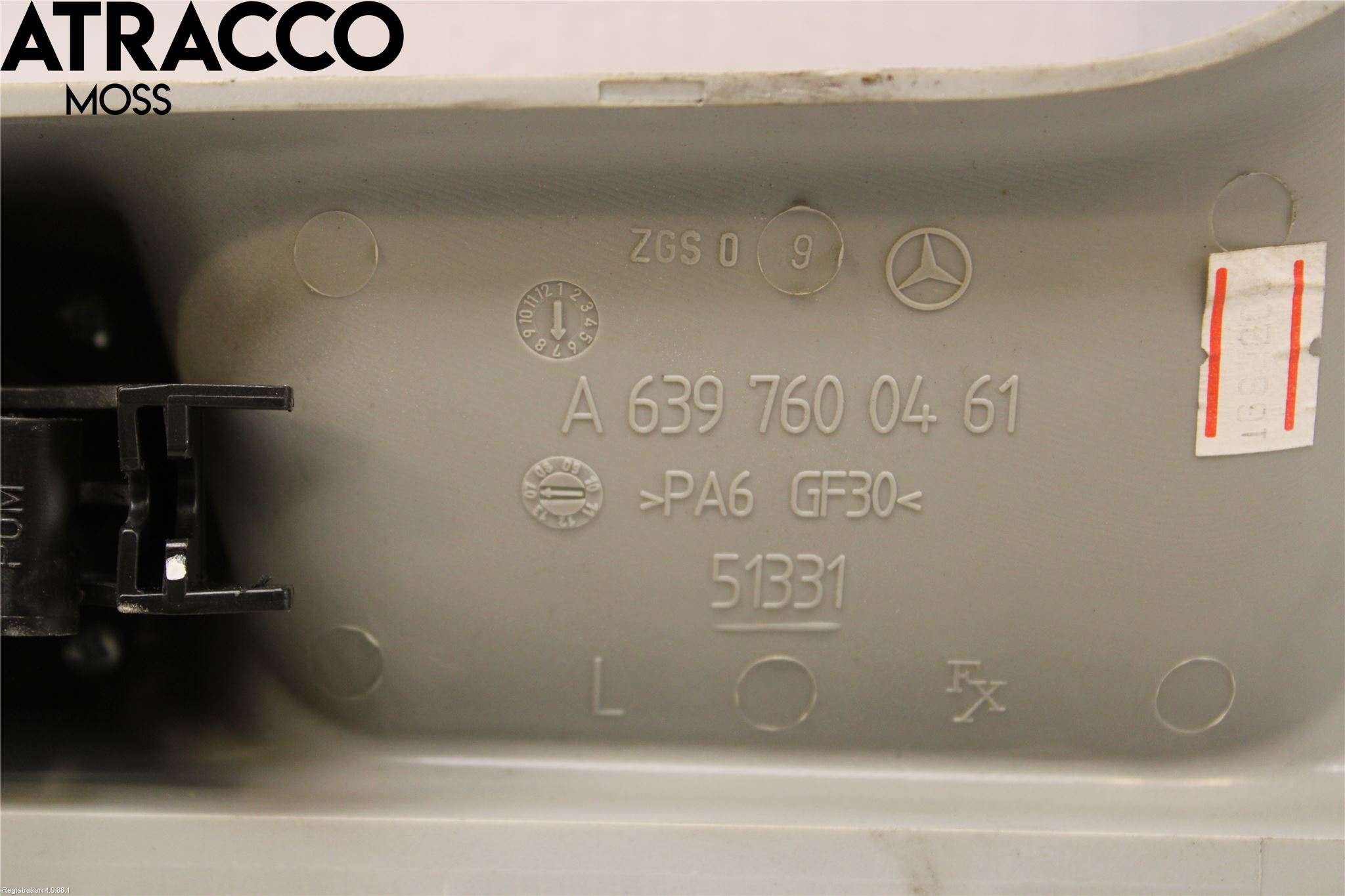 Mercedes-Benz MB VITO/VIANO (W639) 04-14 Innr Dørhandtak V Indre