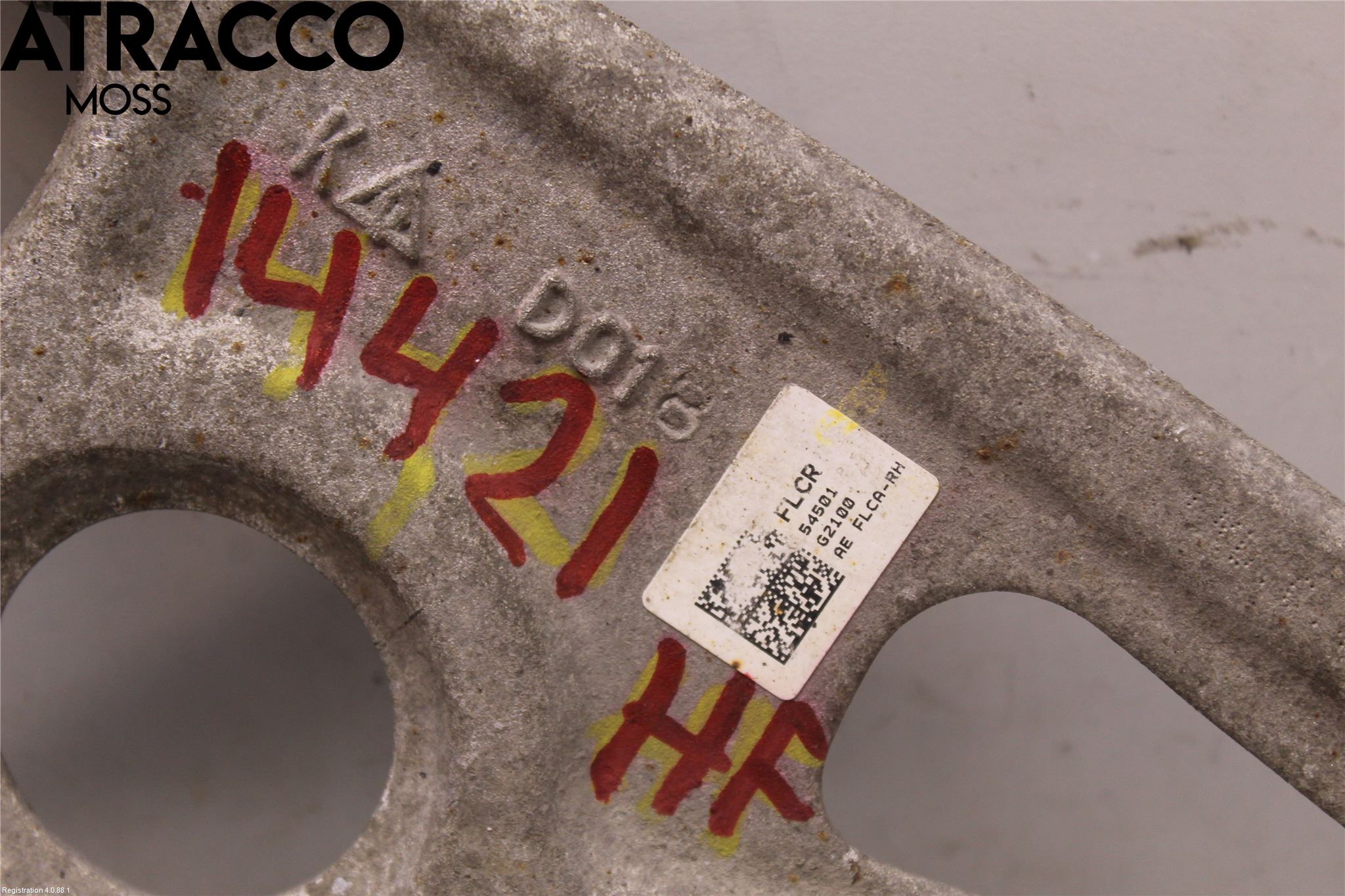 Kia NIRO (DE) 17-22 Bærearm Foran Høyre Nedre