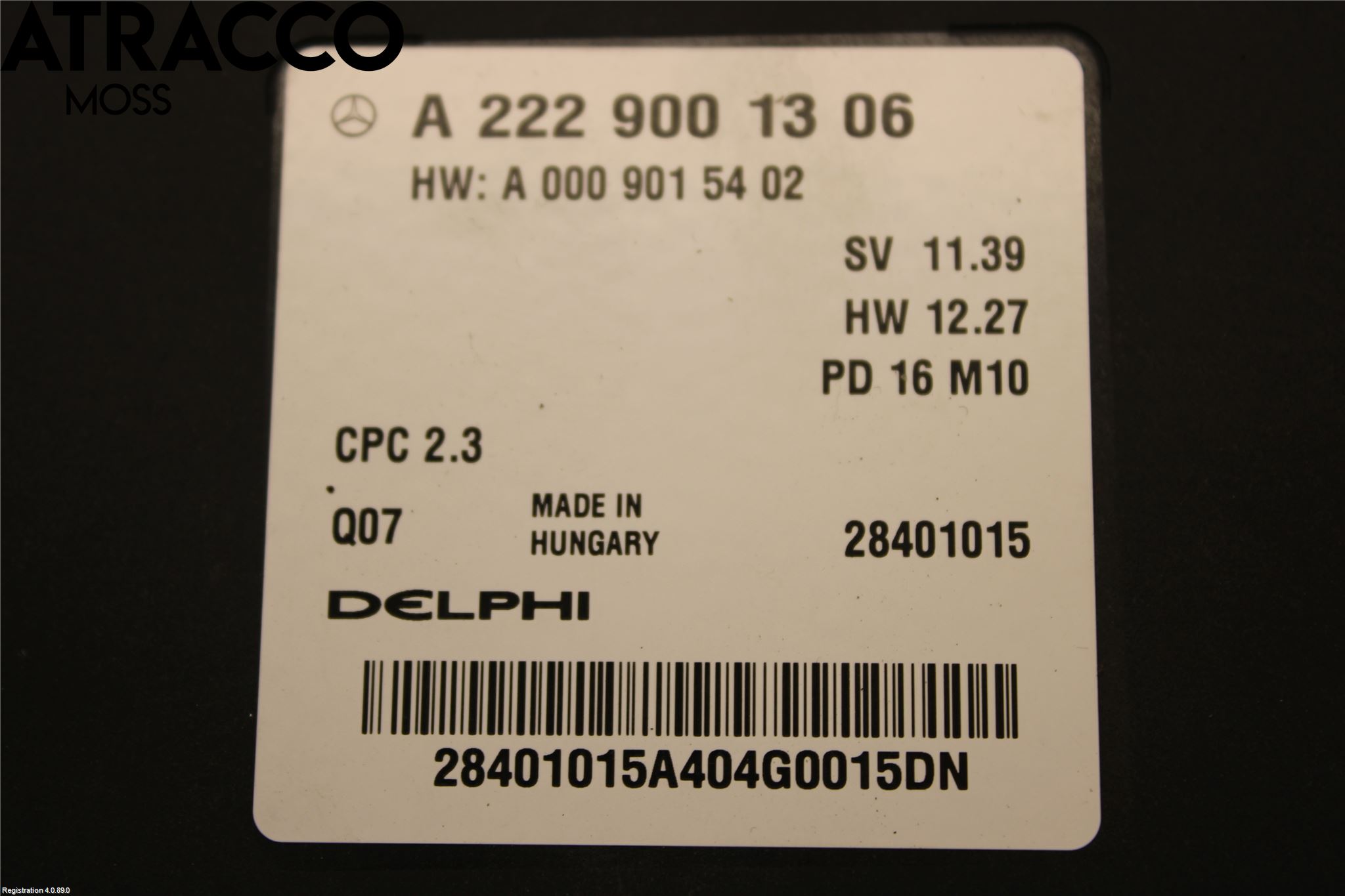 Mercedes-Benz MB C-KLASS (W205) 14-21 Styreenhet Øvrig