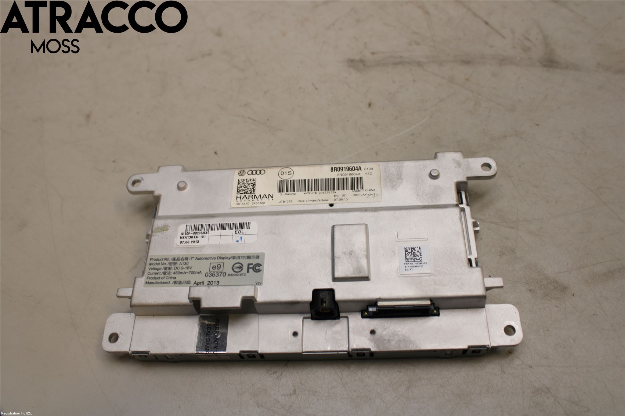 Audi Q7/SQ7 Multifunktionsdisplay