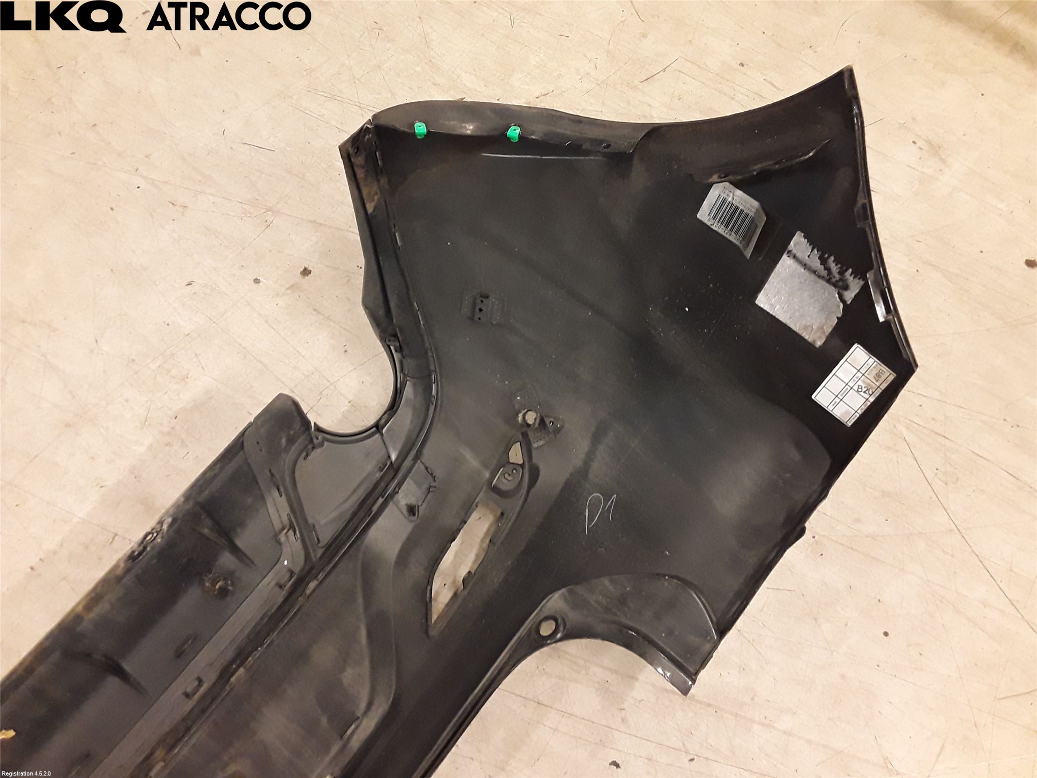 Volvo V40 12-19 Støtfanger Bak