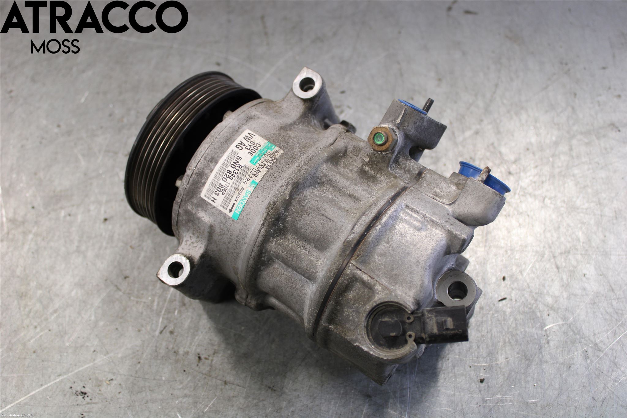 Volkswagen VW GOLF VI 09-13 Varme Ac Kompressor