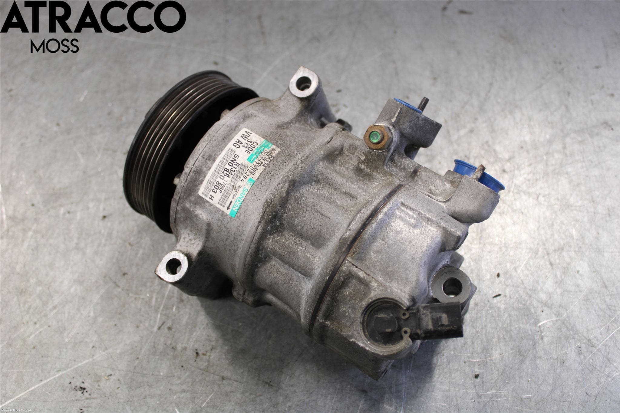 Volkswagen VW GOLF VI 09-13 Varme Ac Kompressor