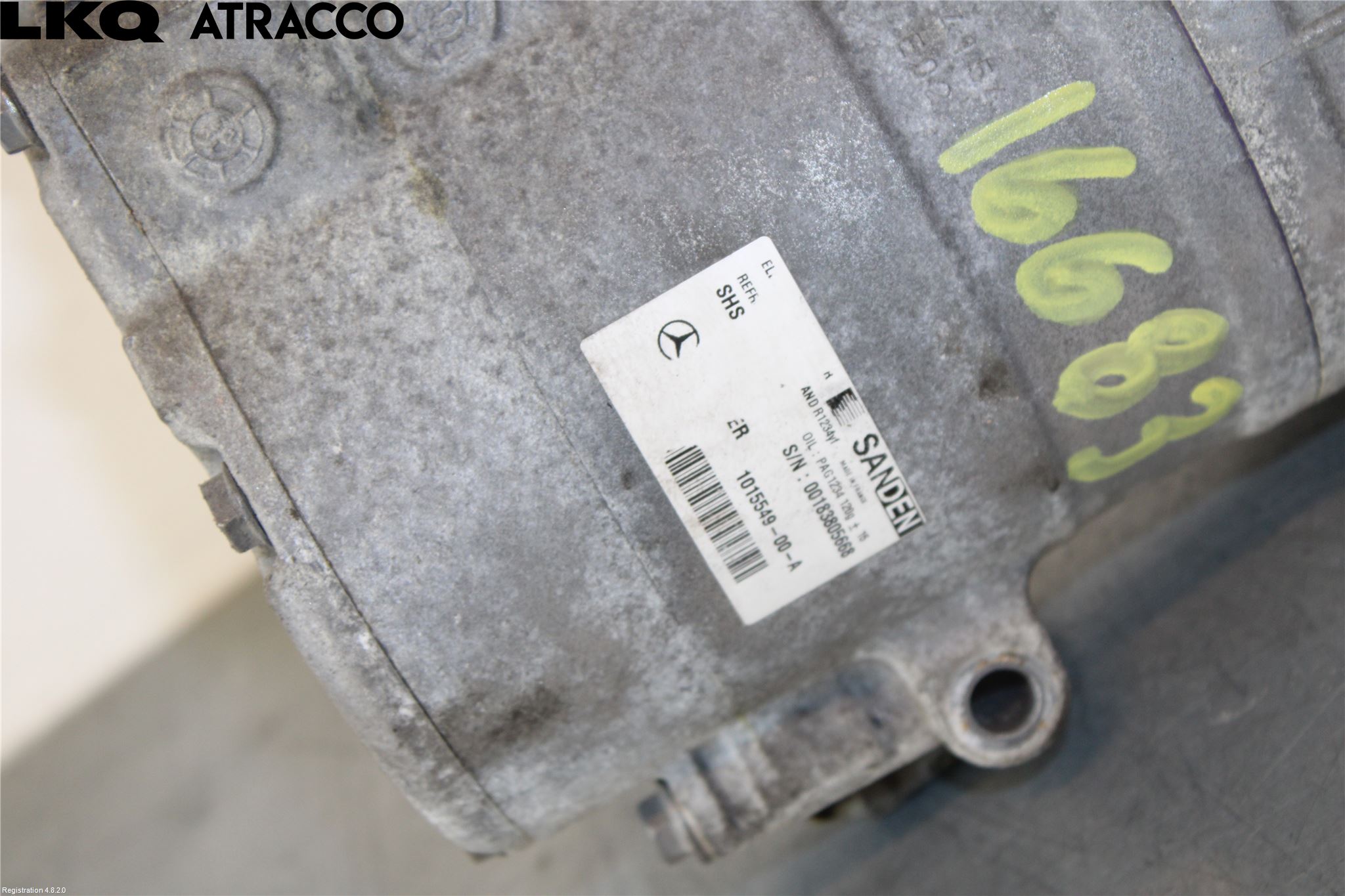 Mercedes-Benz MB B-KLASS (W246/W242) 12-19 Varme Ac Kompressor