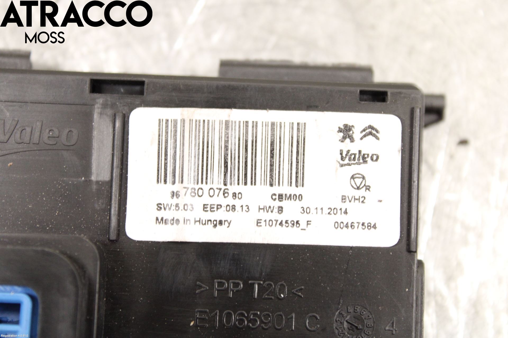 Peugeot 308 14-21 Styreenhet Øvrig