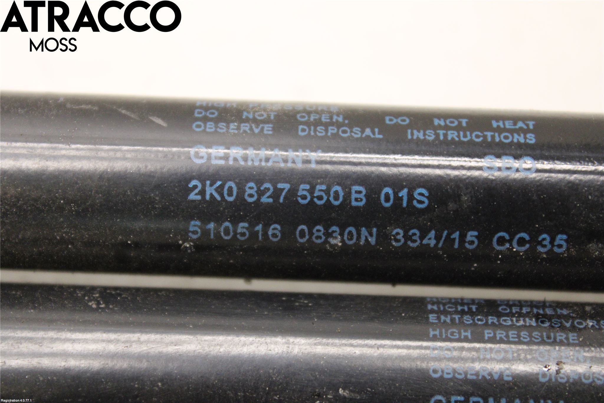 Volkswagen VW CADDY 16-20 Bakluke Demper-Gassfjær