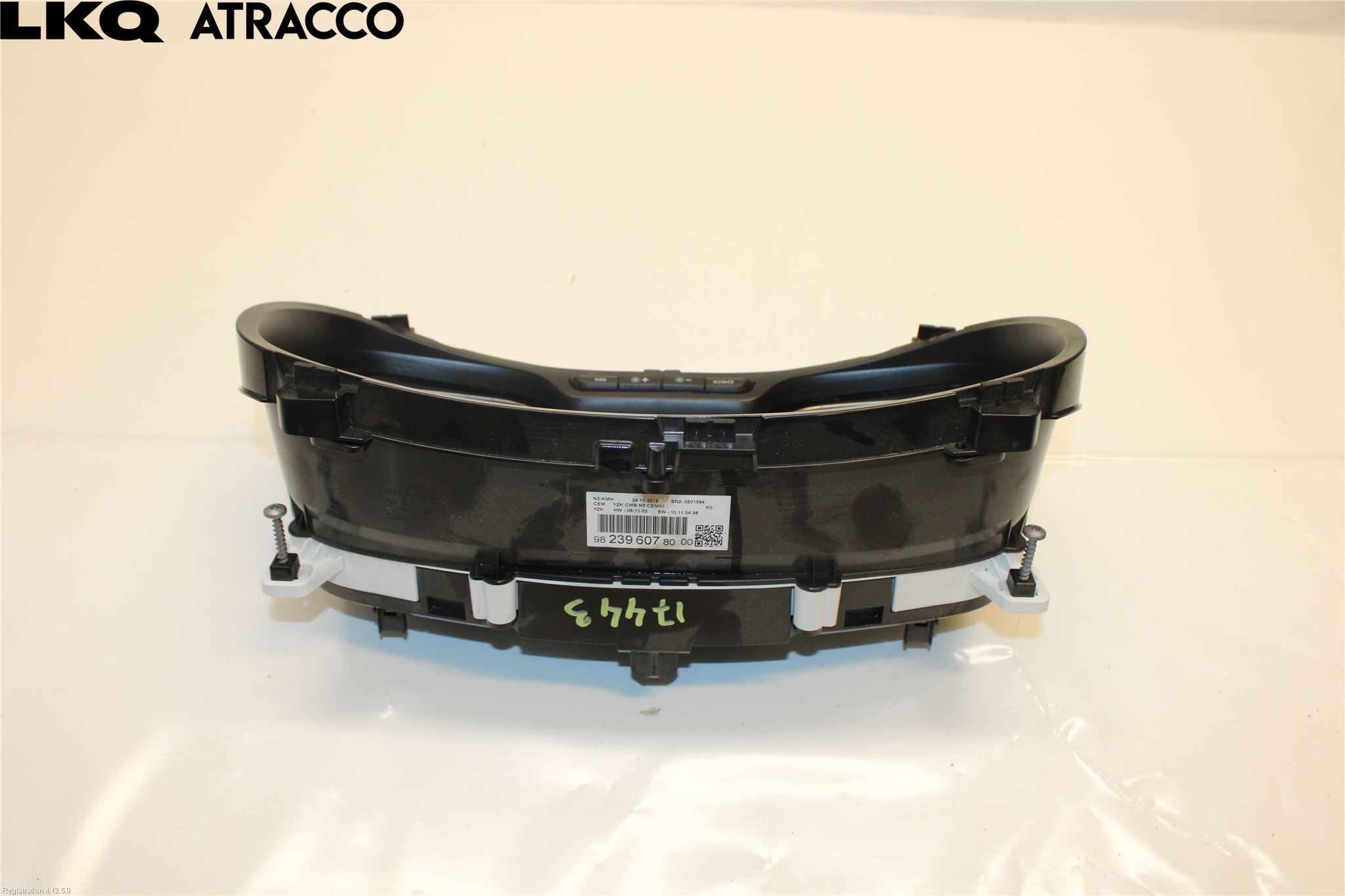 Peugeot EXPERT/E-EXPERT 17- Instr Speedometer