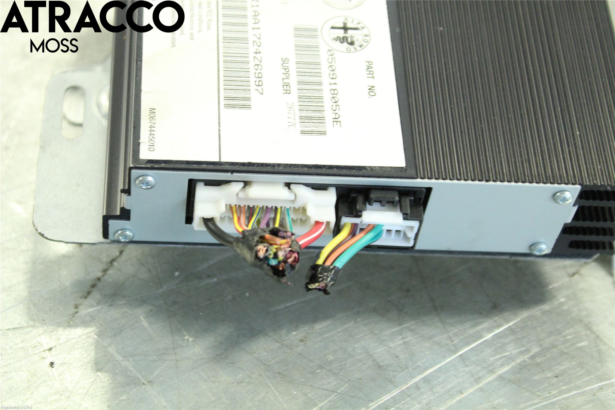 Fiat 500 07- Stereo Forsterker