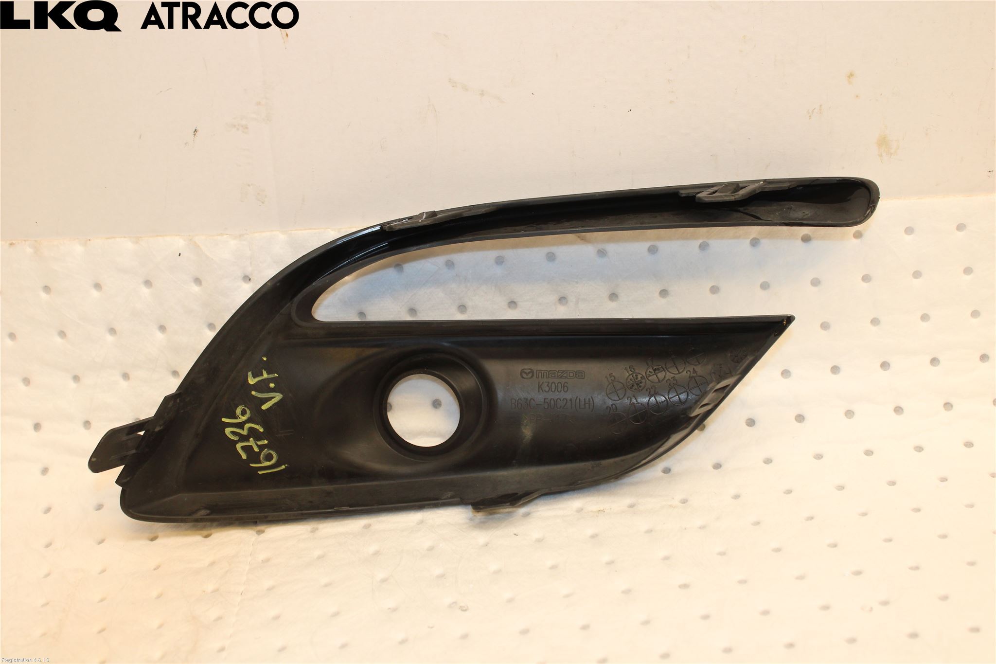 Mazda 3 III 14-19 Frontlykt Kurve-Tåkelys Ramme