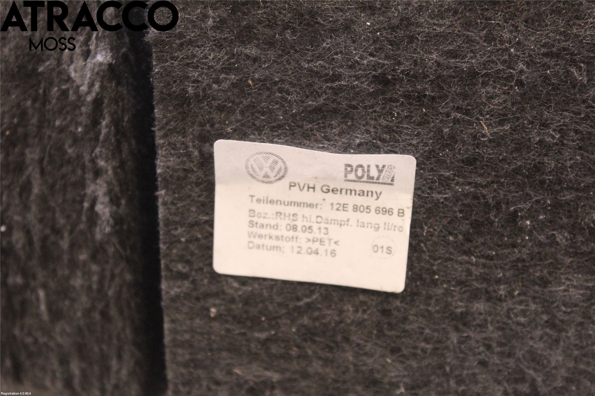 Volkswagen VW UP! / E-UP! Skjerm Indre