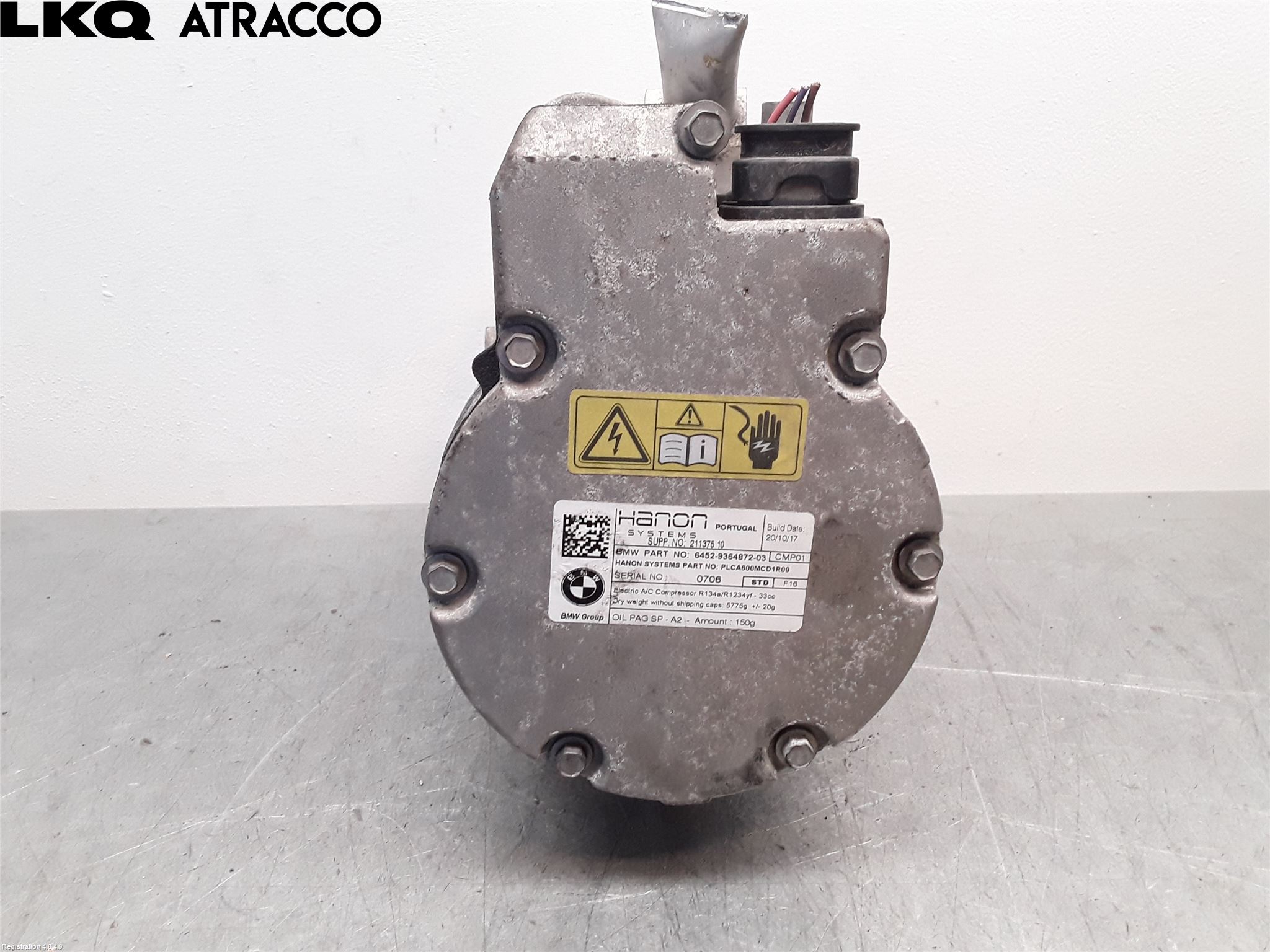 BMW 2 F45 Active Tourer 14-21 Varme Ac Kompressor