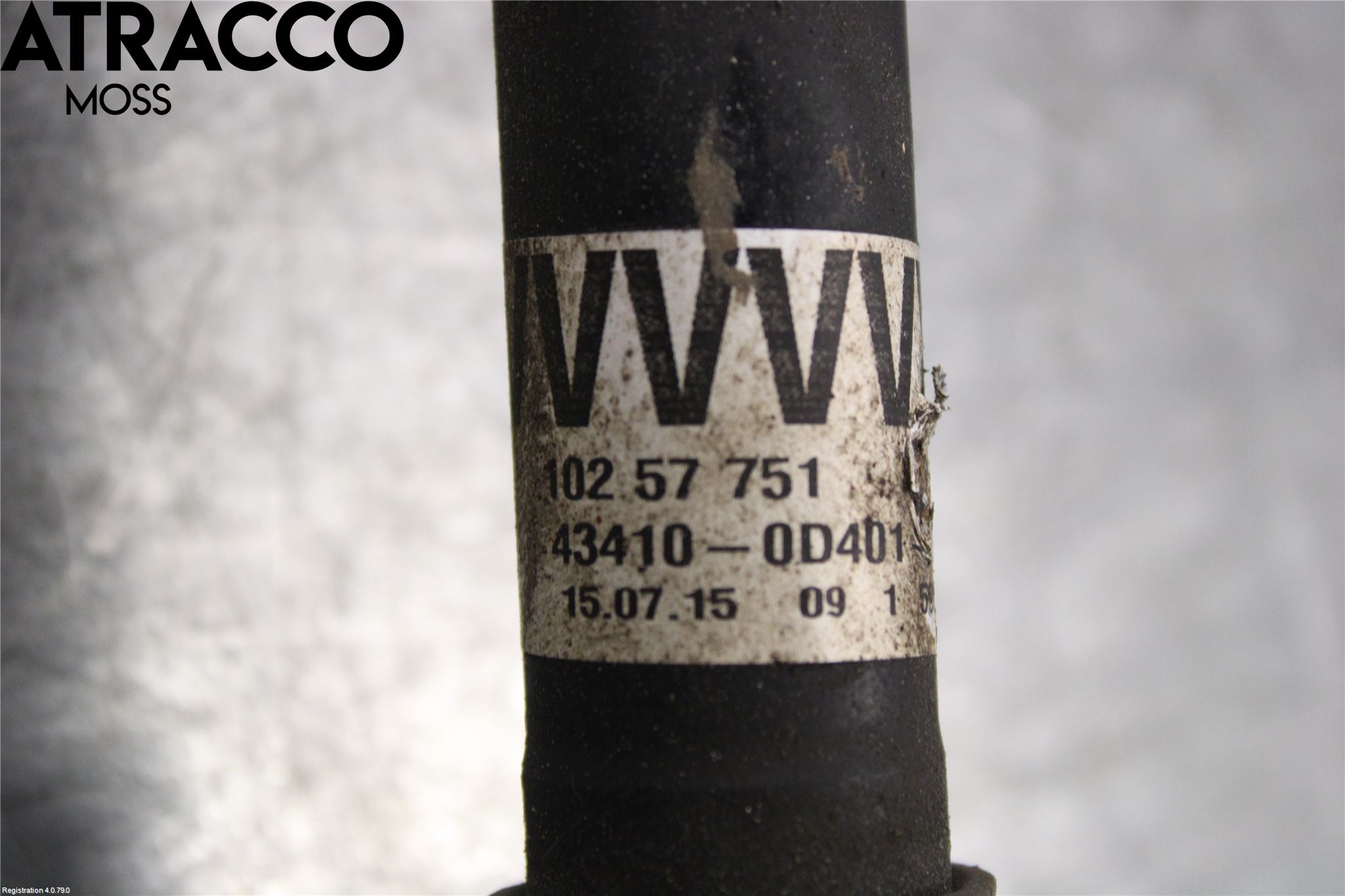 Toyota YARIS XP130 15-20 Drivaksel Foran Kompl Høyre