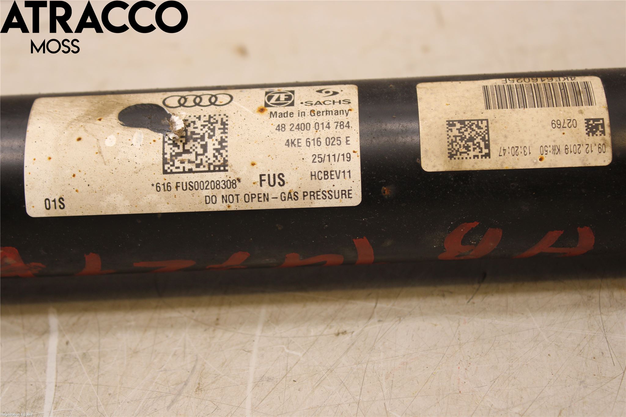 Audi E-TRON, S GE 19- Støtdemper Bak