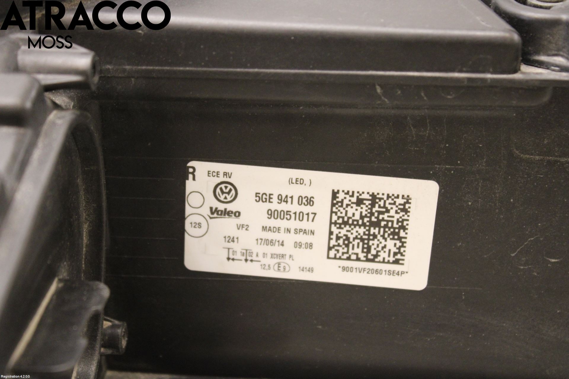 Volkswagen VW GOLF / E-GOLF VII 13-20 Frontlykt Høyre