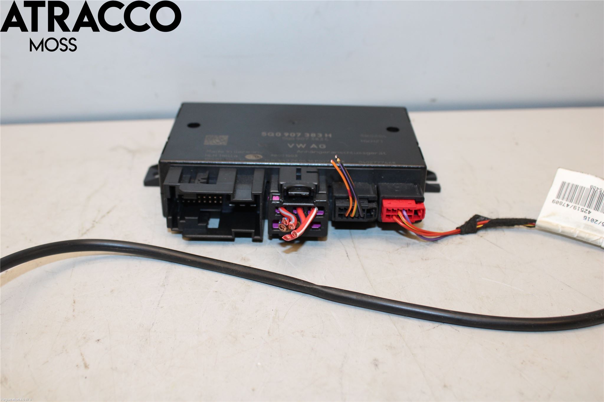 Volkswagen VW GOLF / E-GOLF VII 13-20 Styreenhet Tilhengerfeste