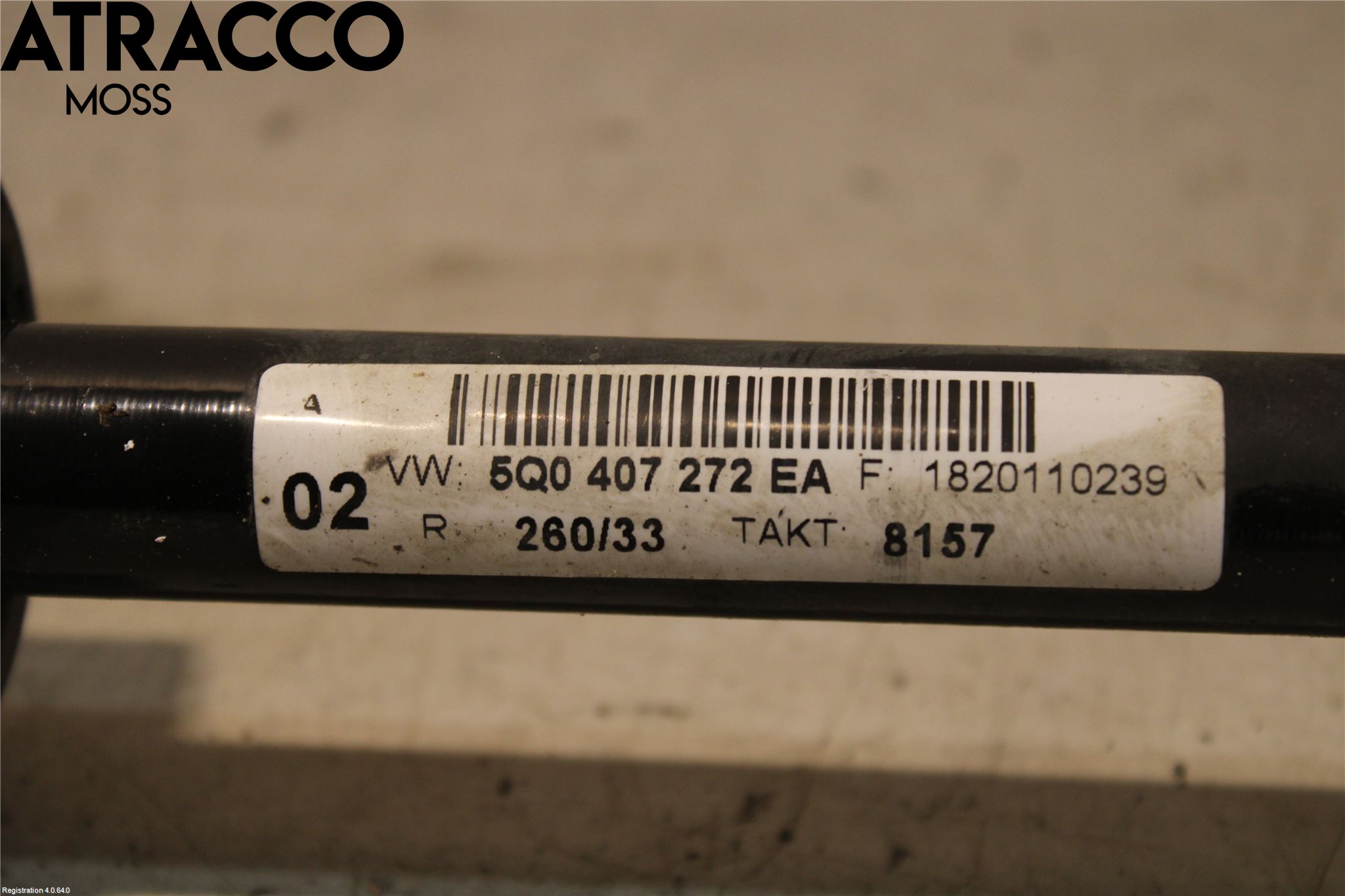 Volkswagen VW GOLF / E-GOLF VII 13-20 Drivaksel Foran Kompl Høyre