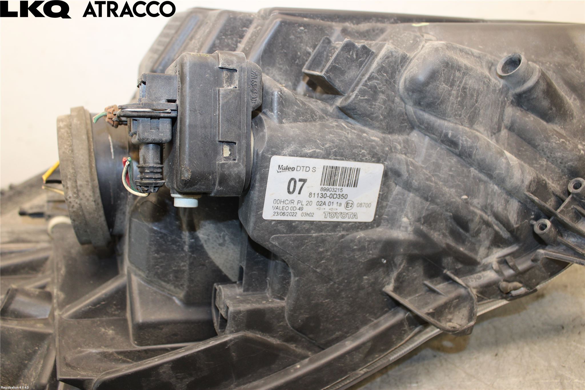 Toyota YARIS XP90 06-11 Frontlykt Venstre