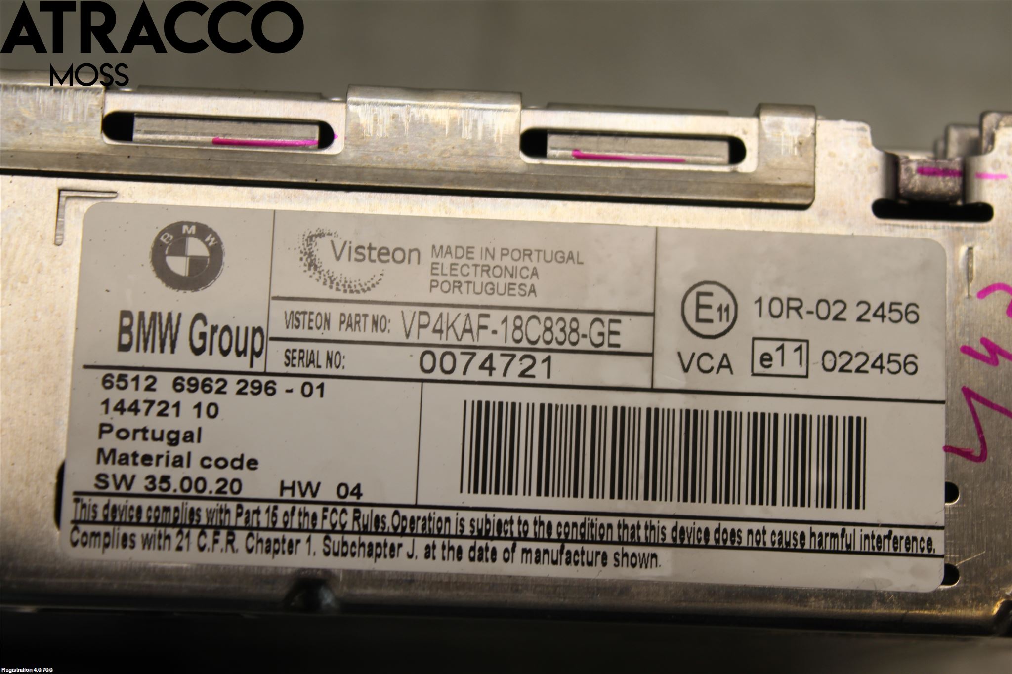 BMW 3 E90/91 SED/TOU 05-12 Stereo Radio Med Cd